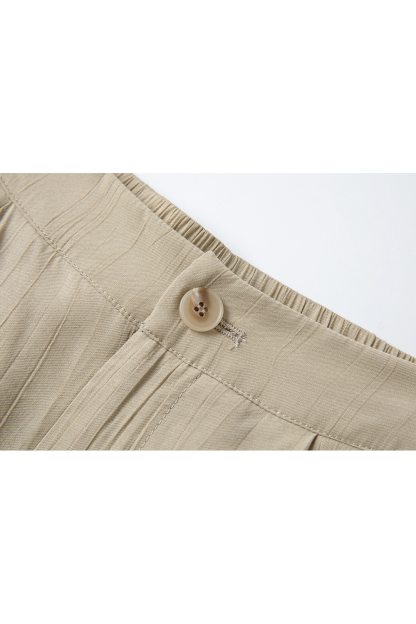 High-Waist Relaxed Wide-Leg Pants with Slimming Drape-VIMLYSTORE