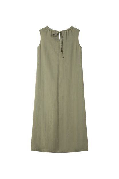 French-Inspired Sleeveless Relaxed Sundress