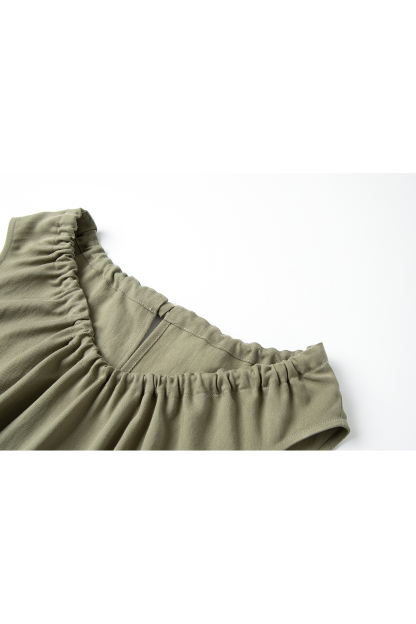 French-Inspired Sleeveless Relaxed Sundress