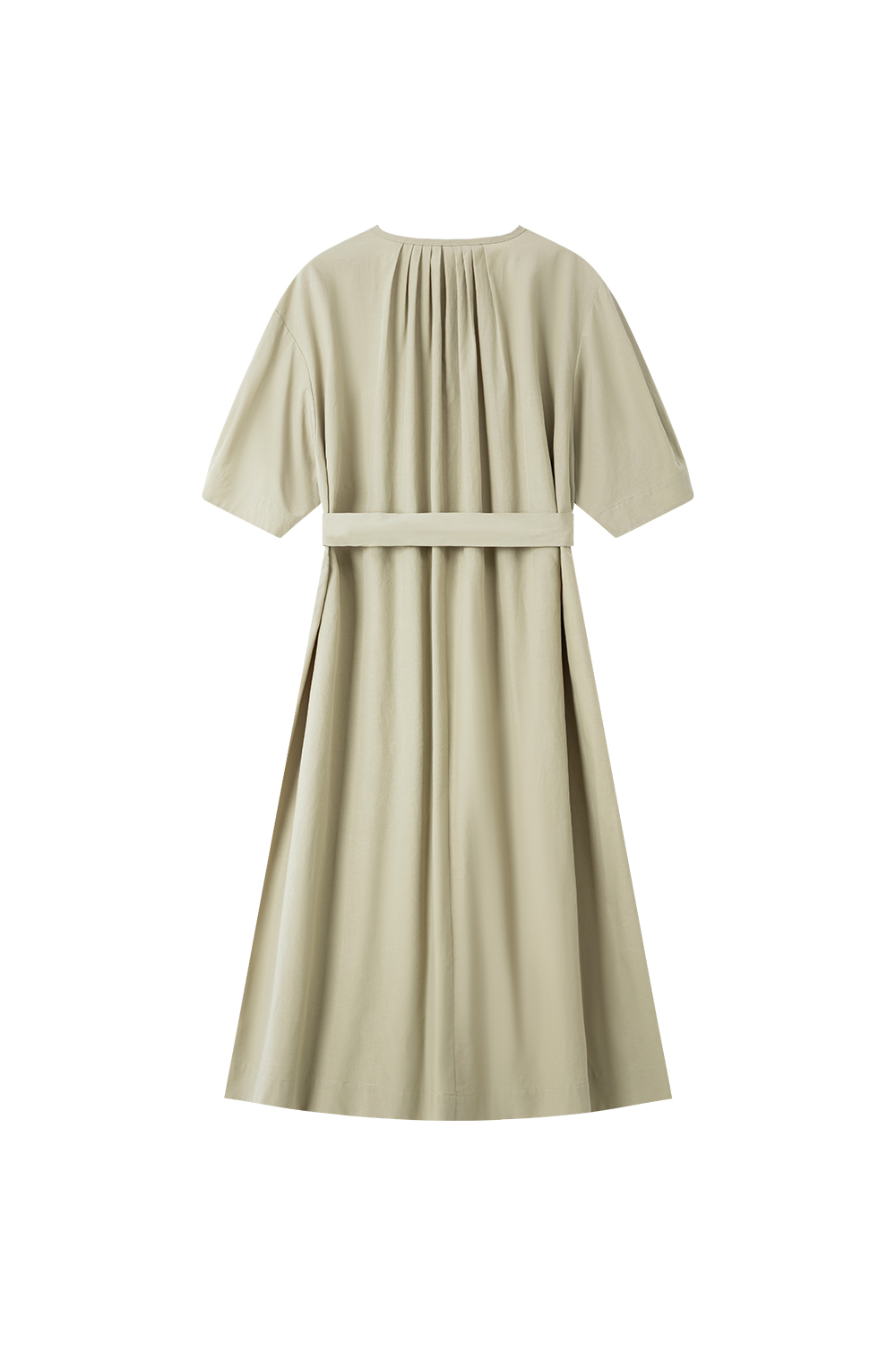 Retro-Chic Lyocell Pencil Dress for Office Elegance-VIMLYSTORE