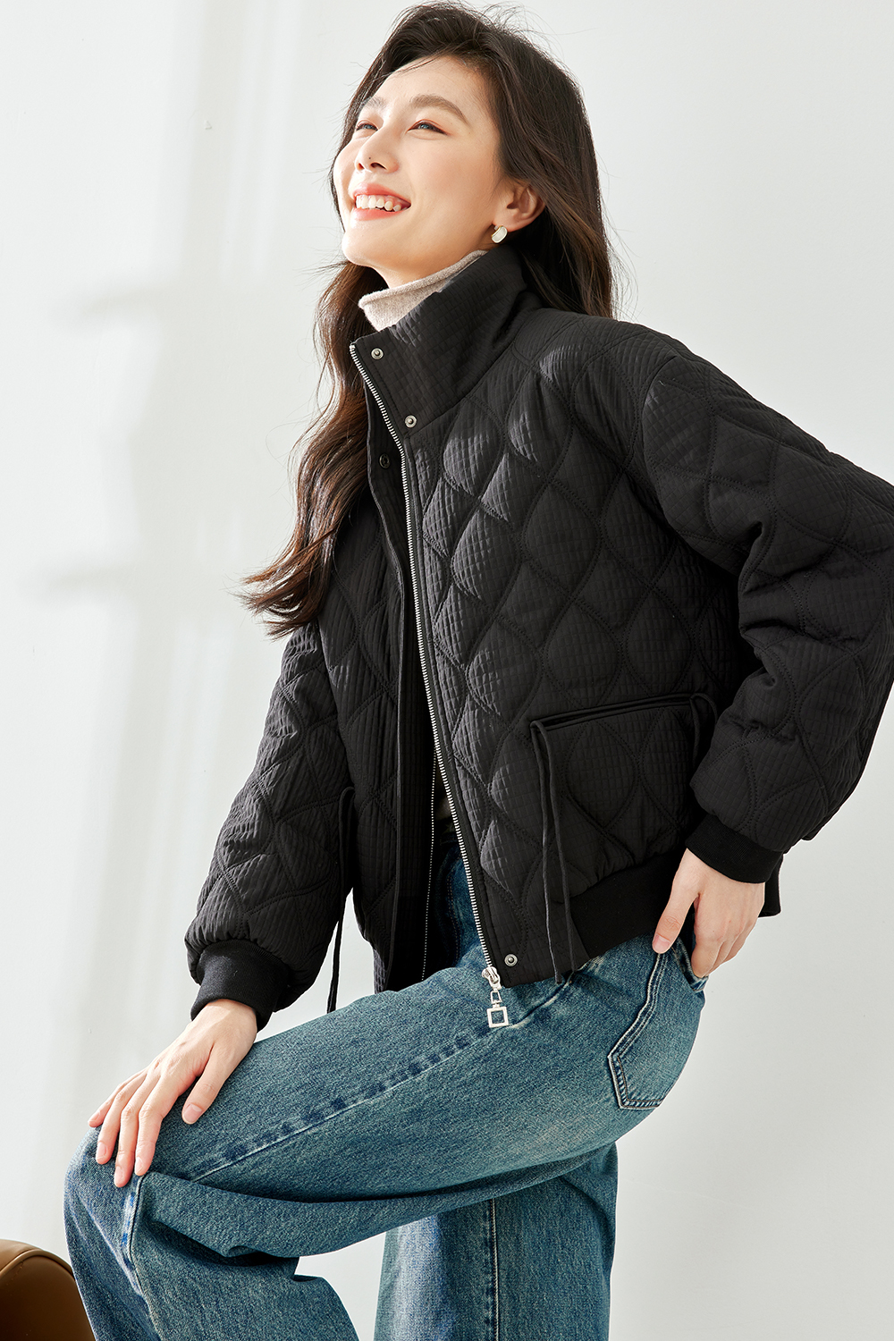 Solid Color Cotton Jacket