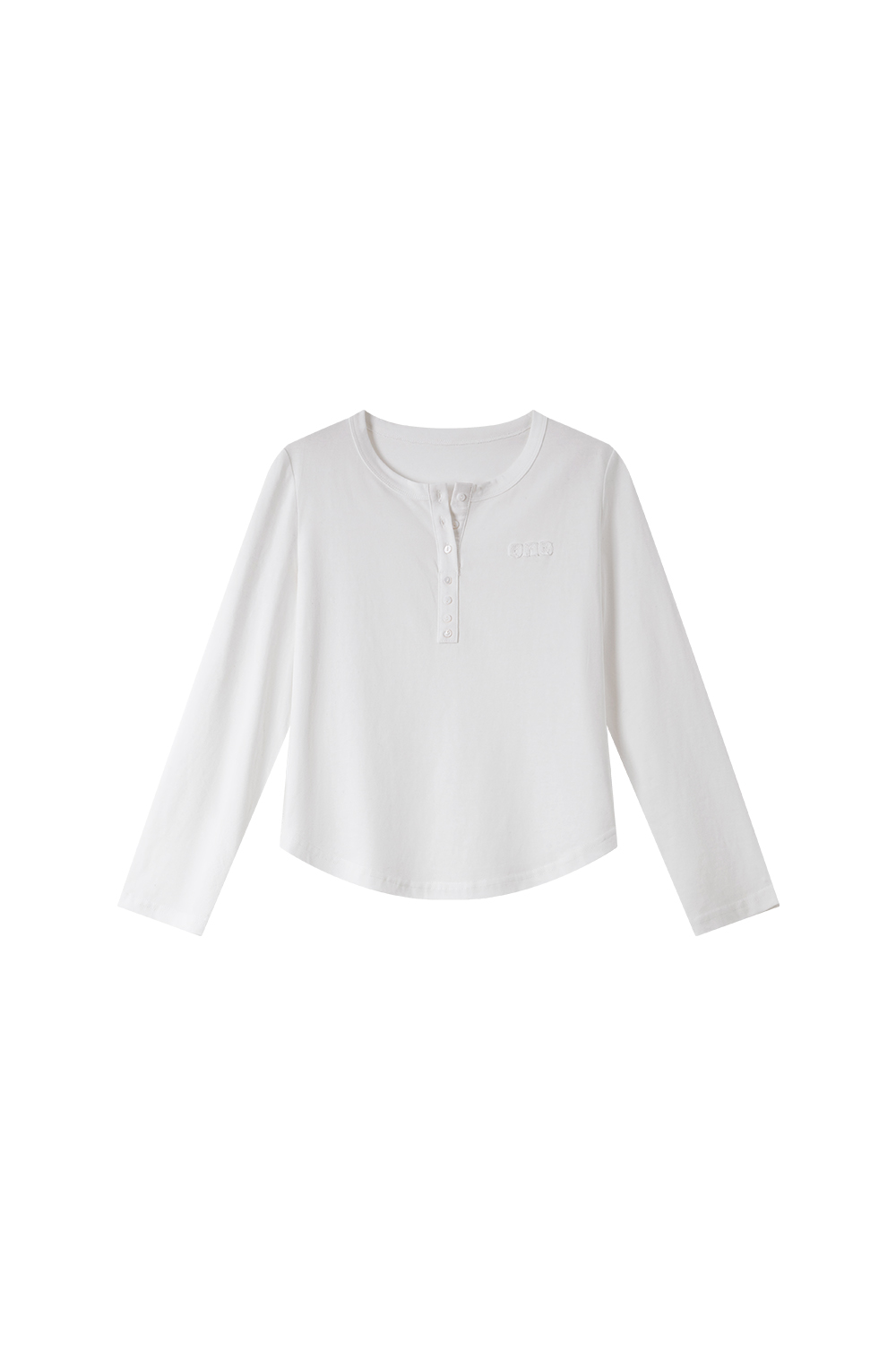 Letter Embroidery Long Sleeve T-Shirt-VIMLYSTORE