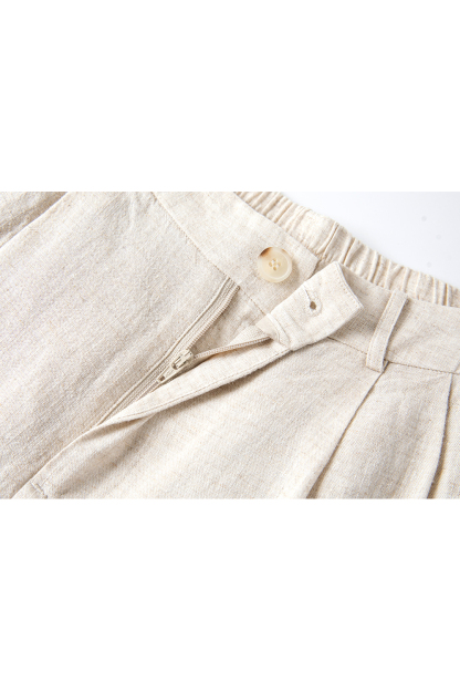 Trendy Relaxed Short-Sleeve Top with High-Waist Wide-Leg Pants Set