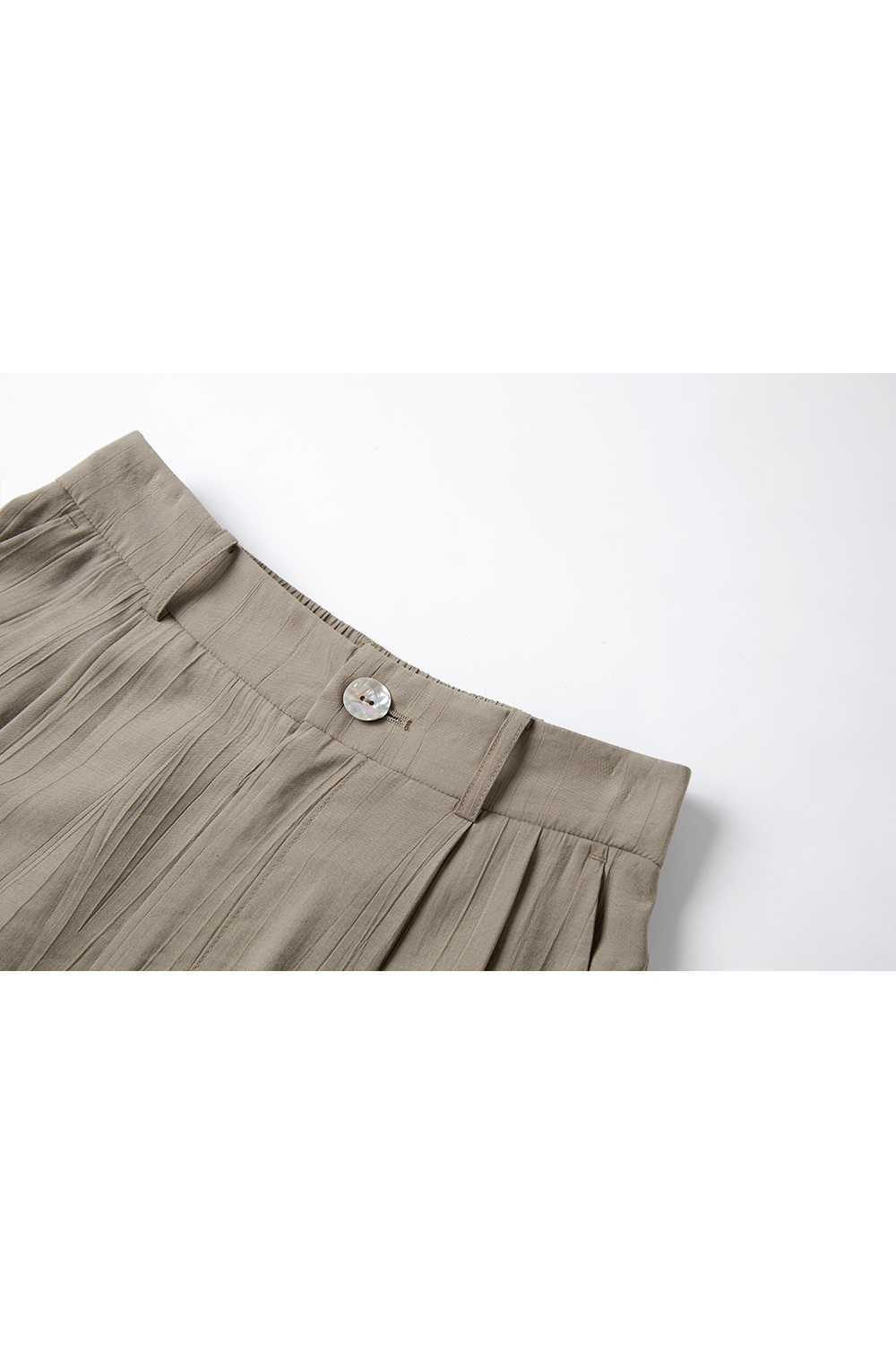 Casual-Commute V-Neck Blazer with High-Waist Wide-Leg Pants Set