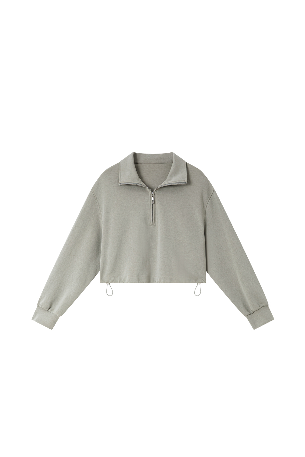 Notch-Neck Top & Skirt with Sweatshirt Layering Set-VIMLYSTORE