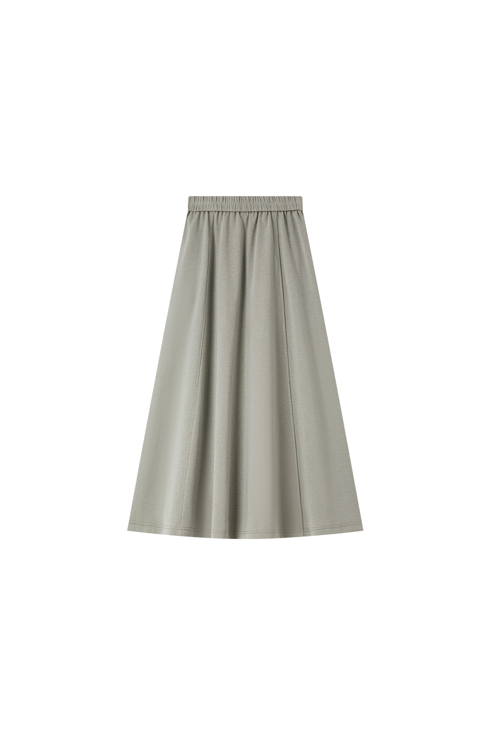 Notch-Neck Top & Skirt with Sweatshirt Layering Set-VIMLYSTORE