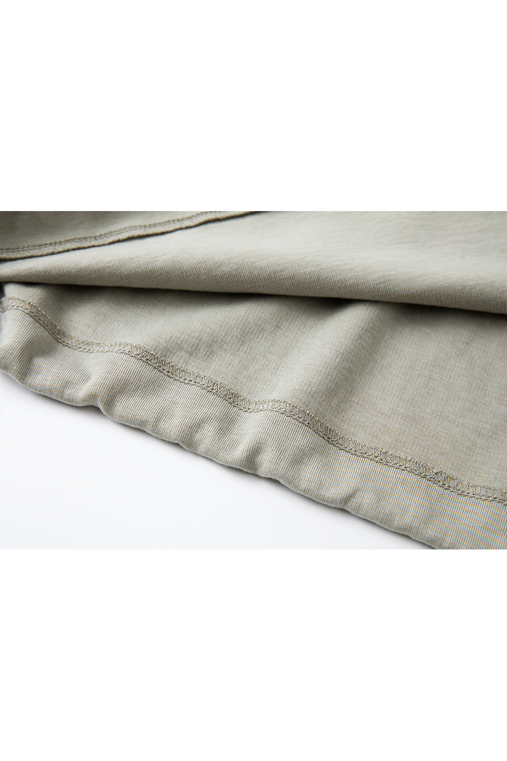 Notch-Neck Top & Skirt with Sweatshirt Layering Set-VIMLYSTORE