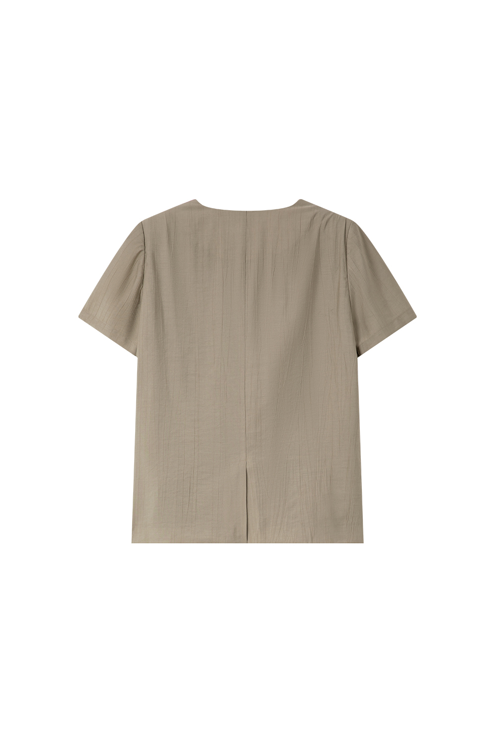 Casual-Commute V-Neck Blazer with High-Waist Wide-Leg Pants Set-VIMLYSTORE