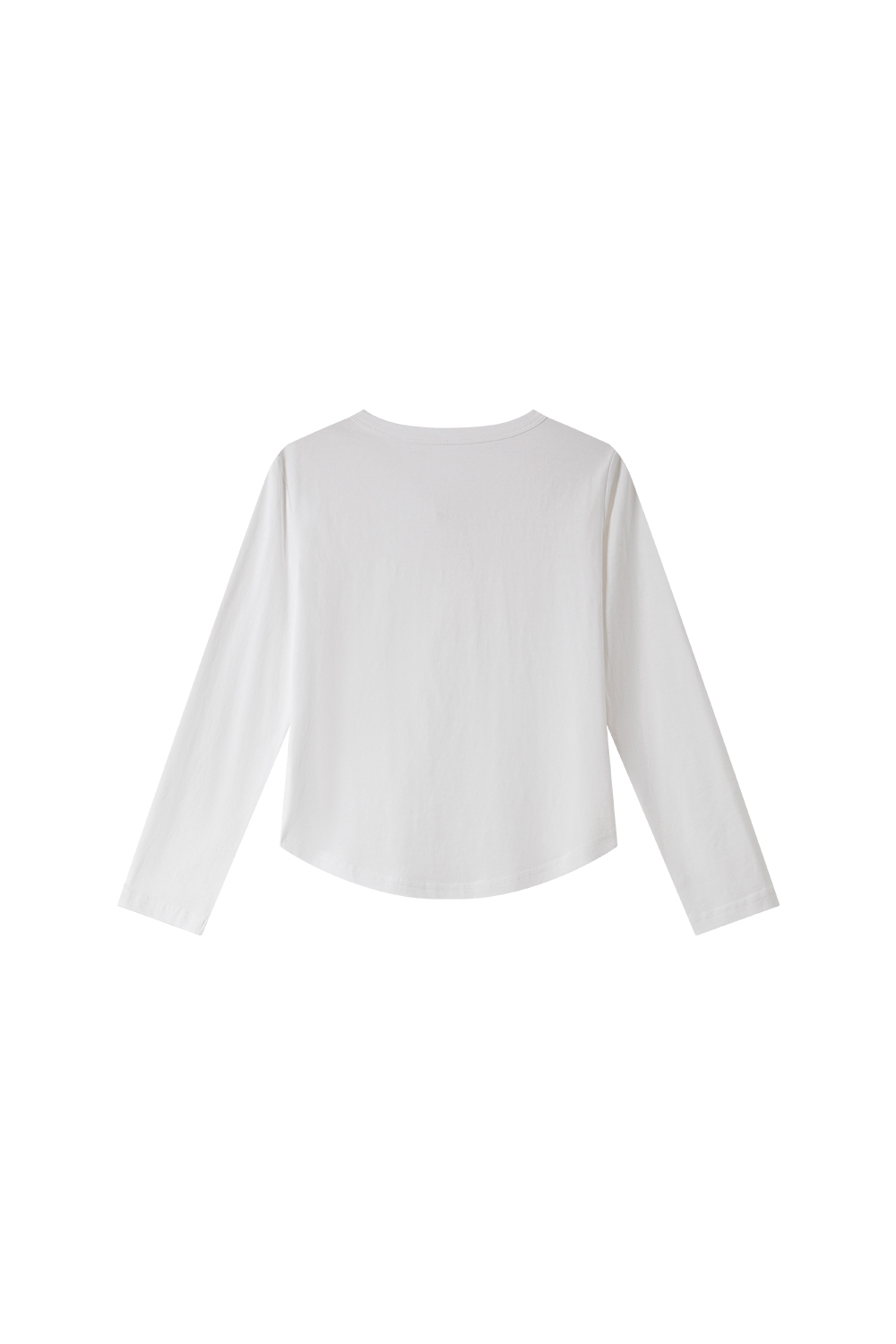 Letter Embroidery Long Sleeve T-Shirt-VIMLYSTORE