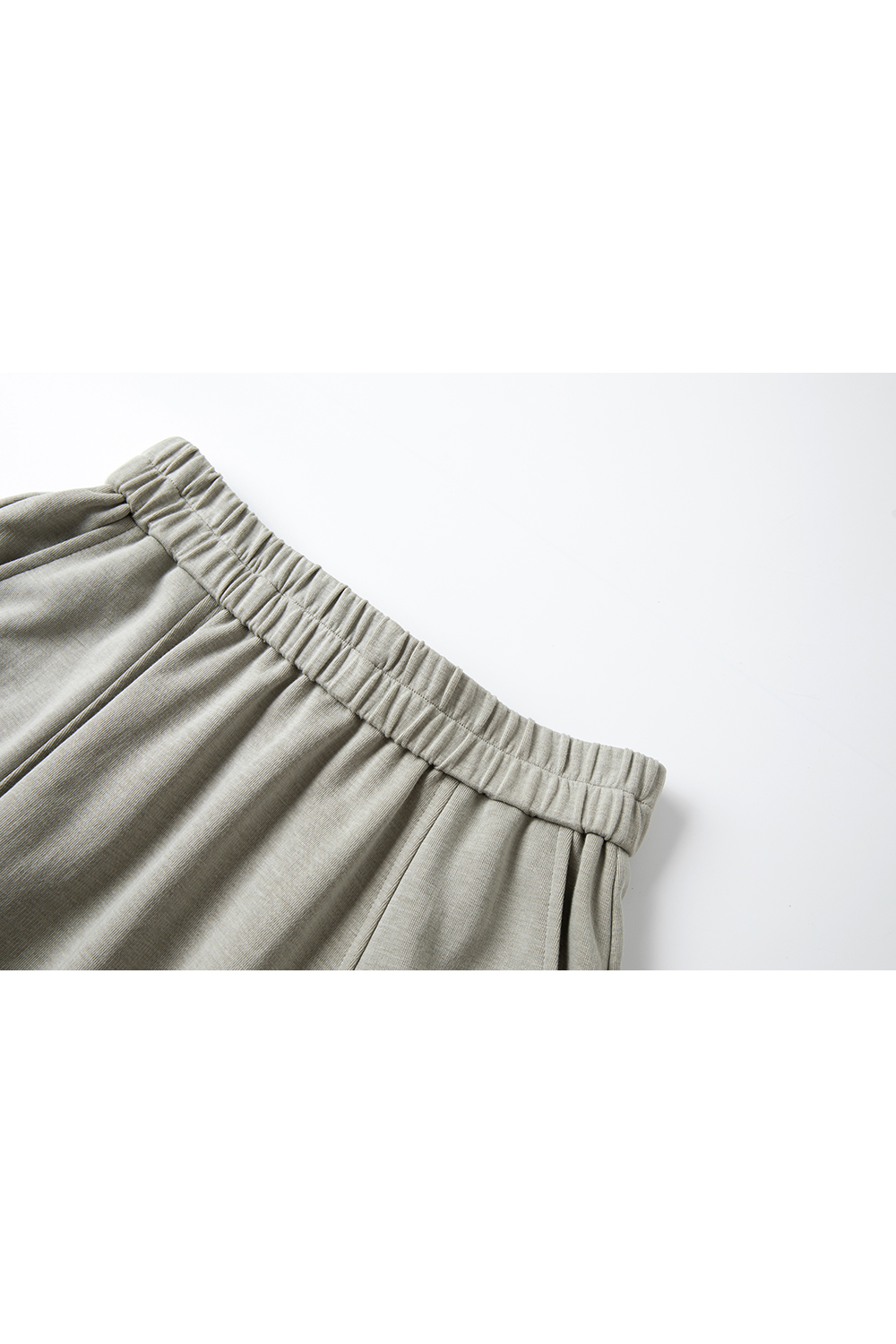 Notch-Neck Top & Skirt with Sweatshirt Layering Set-VIMLYSTORE