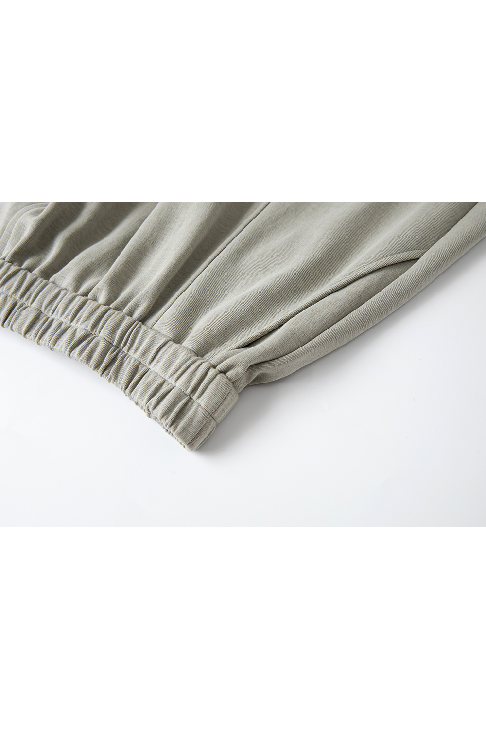 Notch-Neck Top & Skirt with Sweatshirt Layering Set-VIMLYSTORE