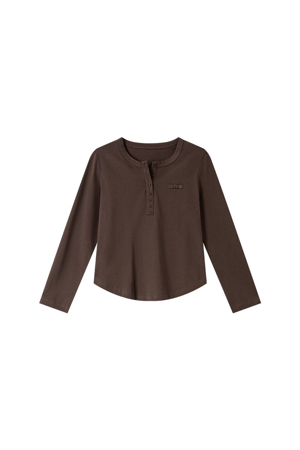 Letter Embroidery Long Sleeve T-Shirt-VIMLYSTORE