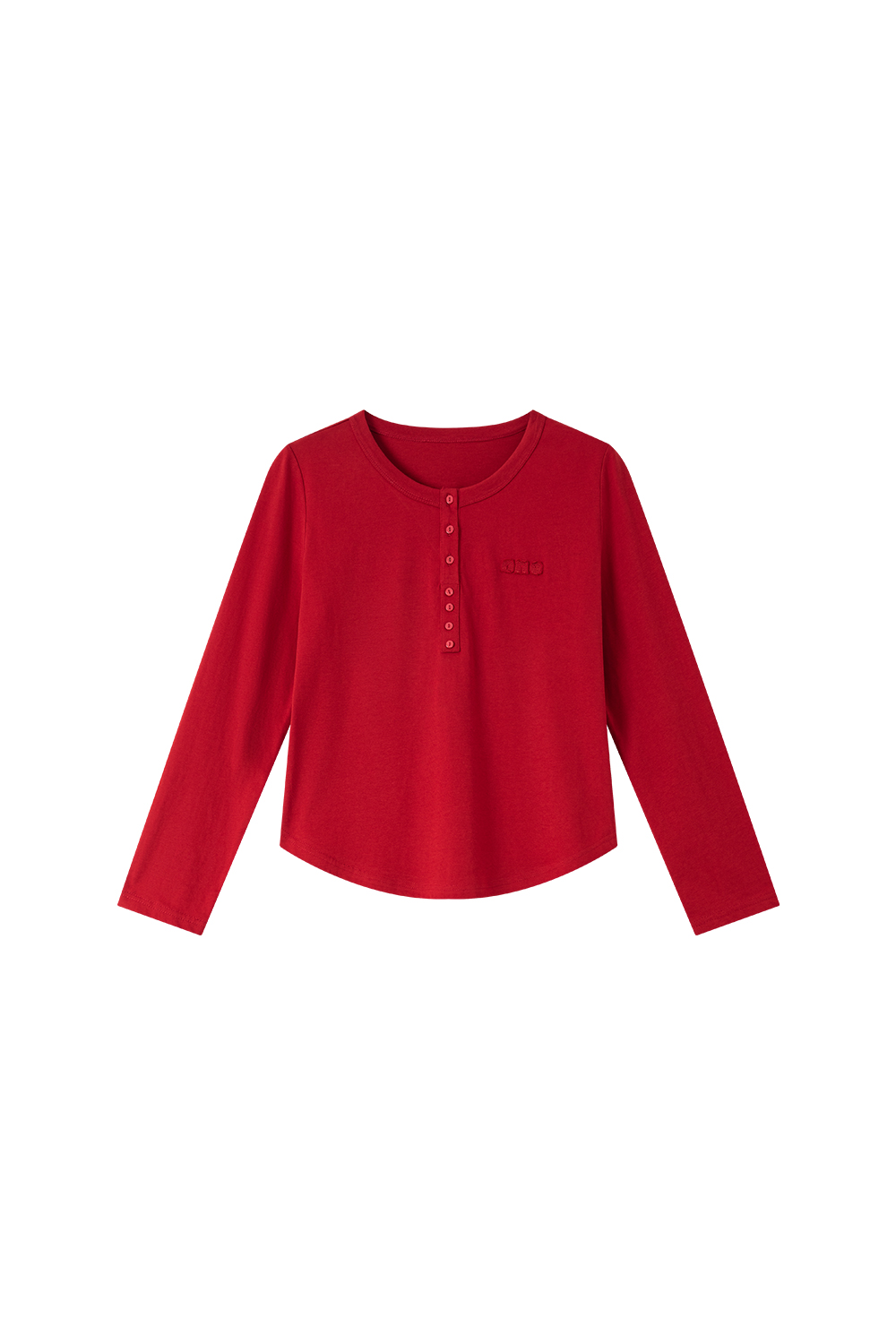 Letter Embroidery Long Sleeve T-Shirt-VIMLYSTORE