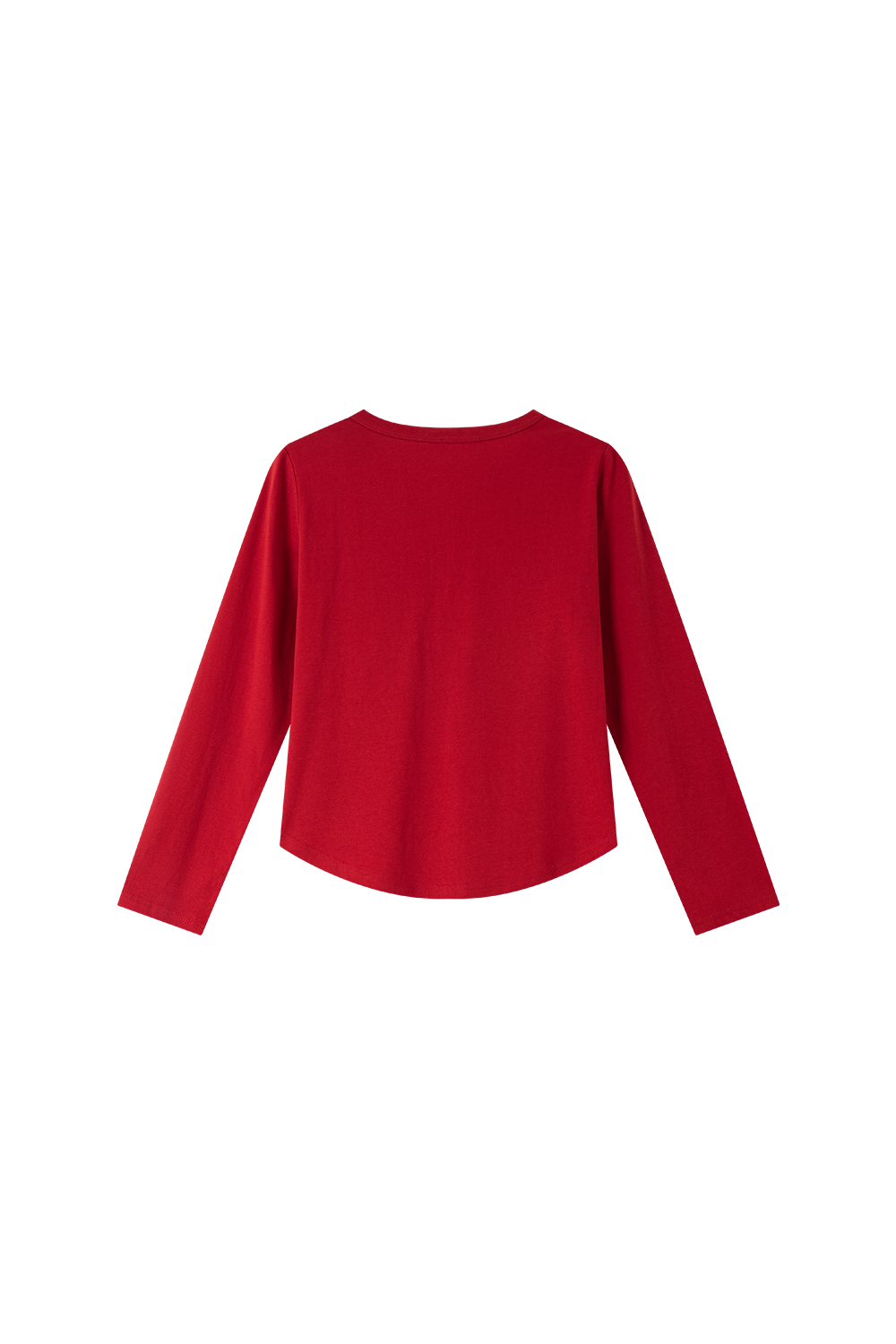 Letter Embroidery Long Sleeve T-Shirt-VIMLYSTORE