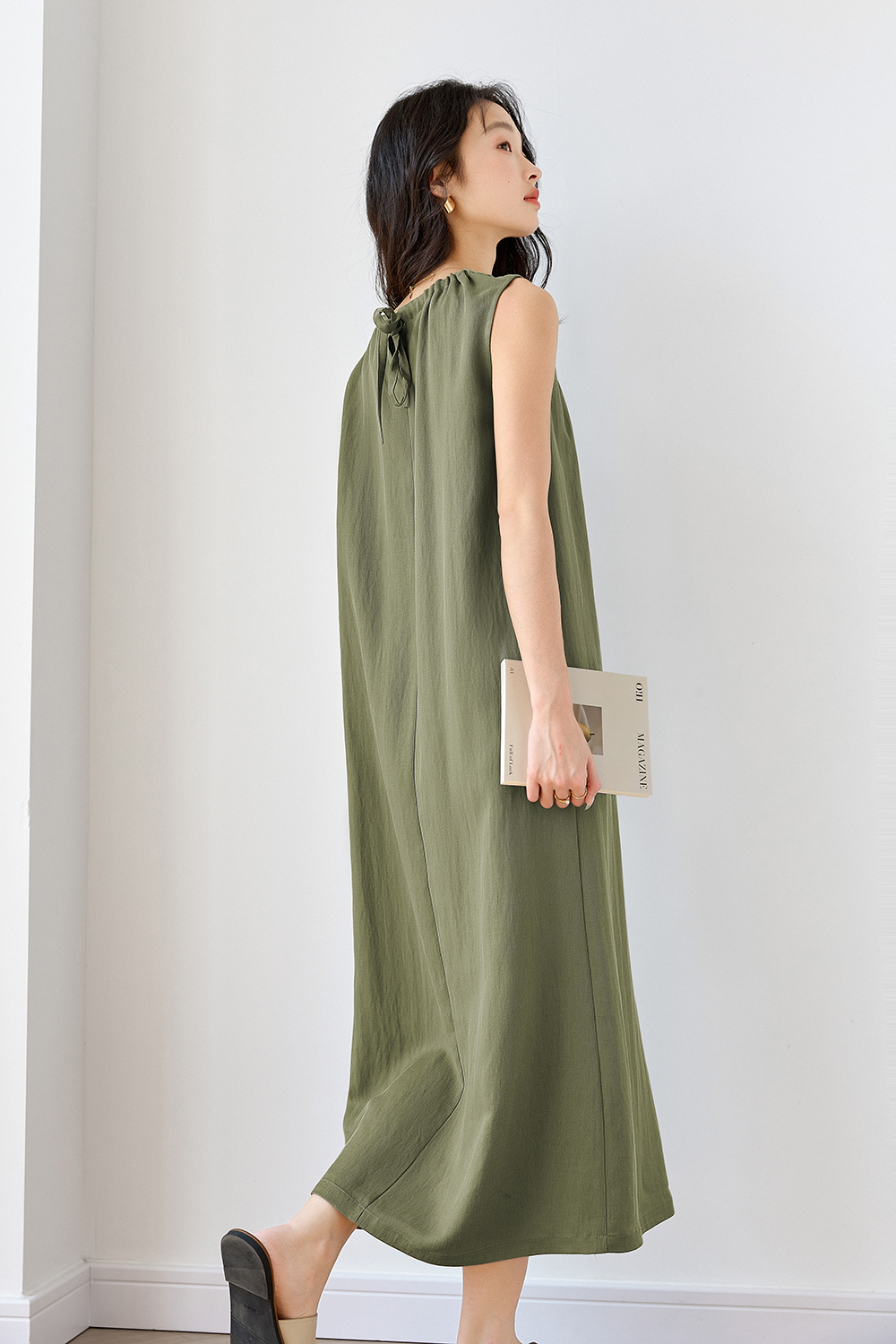 French-Inspired Sleeveless Relaxed Sundress