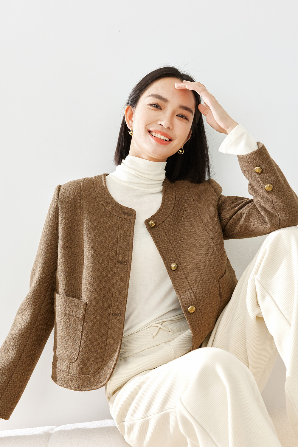 Thick warm casual jacket