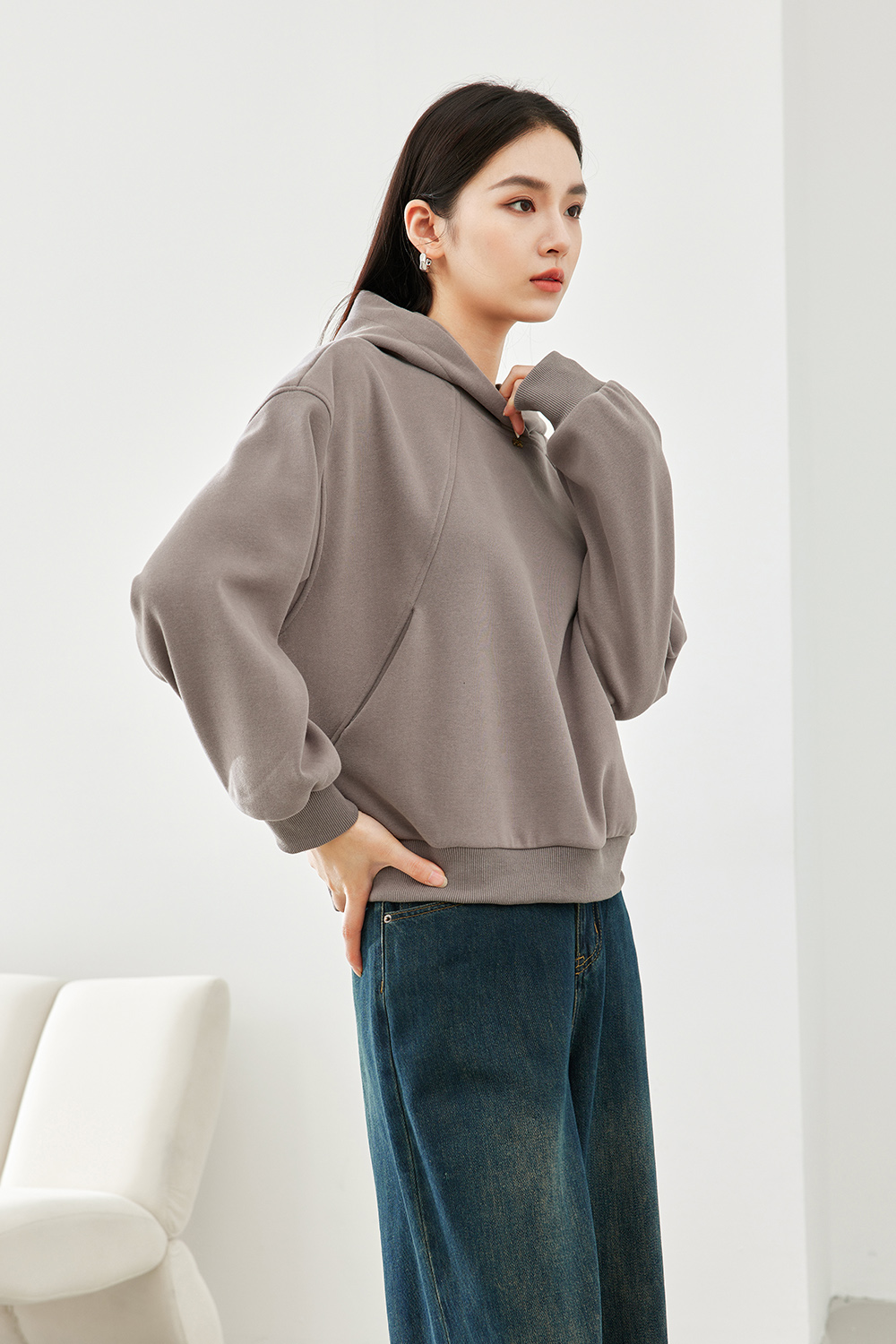 Casual Hooded Sweatshirt