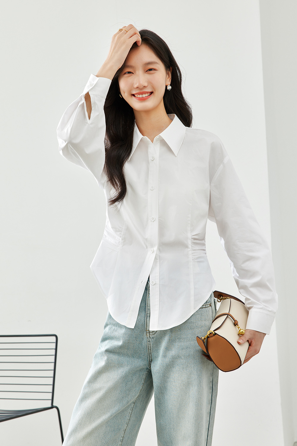 pure cotton waist shirt
