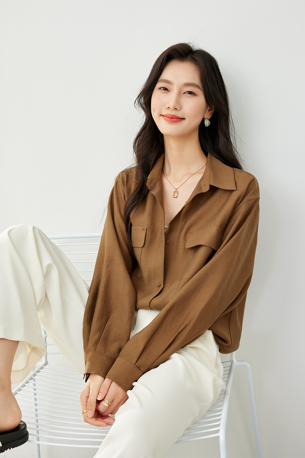 Casual drop sleeve shirt