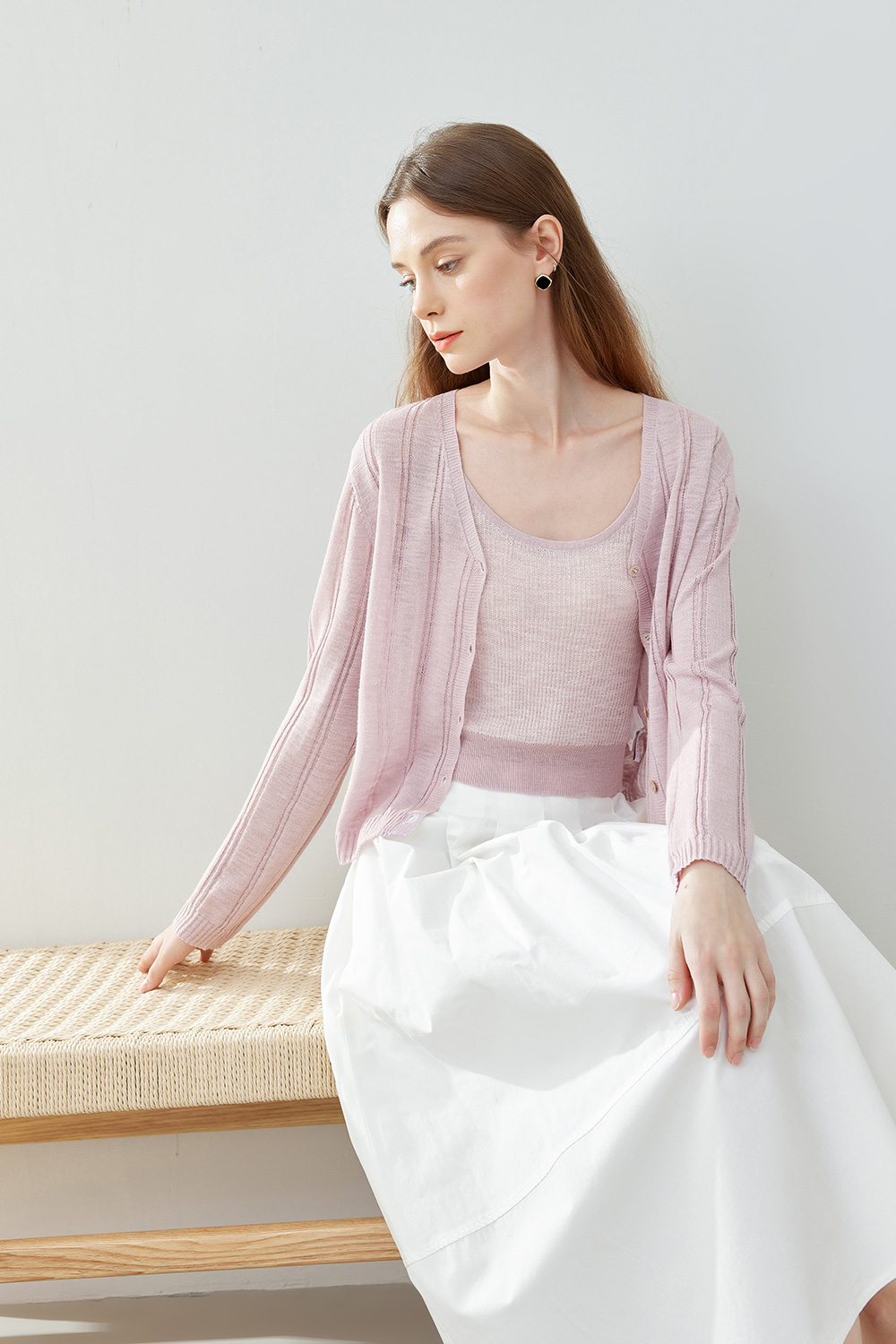 Lazy Style Knit Two-Piece Set