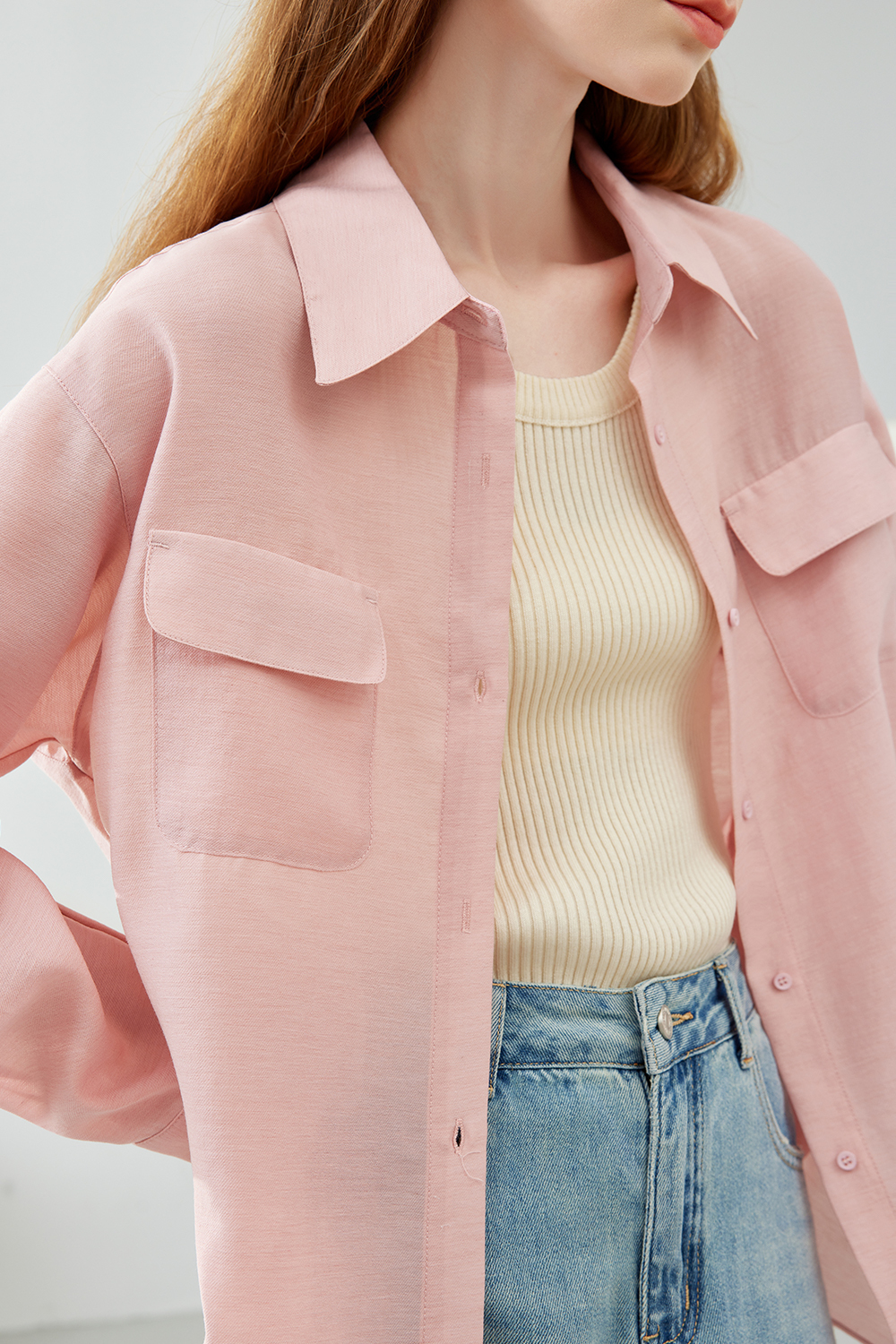 Casual drop sleeve shirt