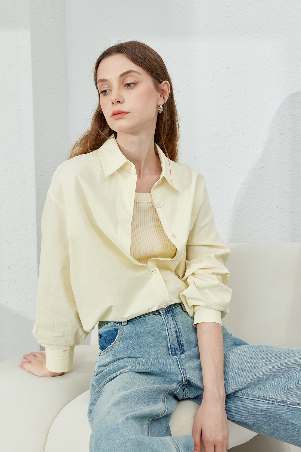 Pure Cotton Fresh Style Shirt