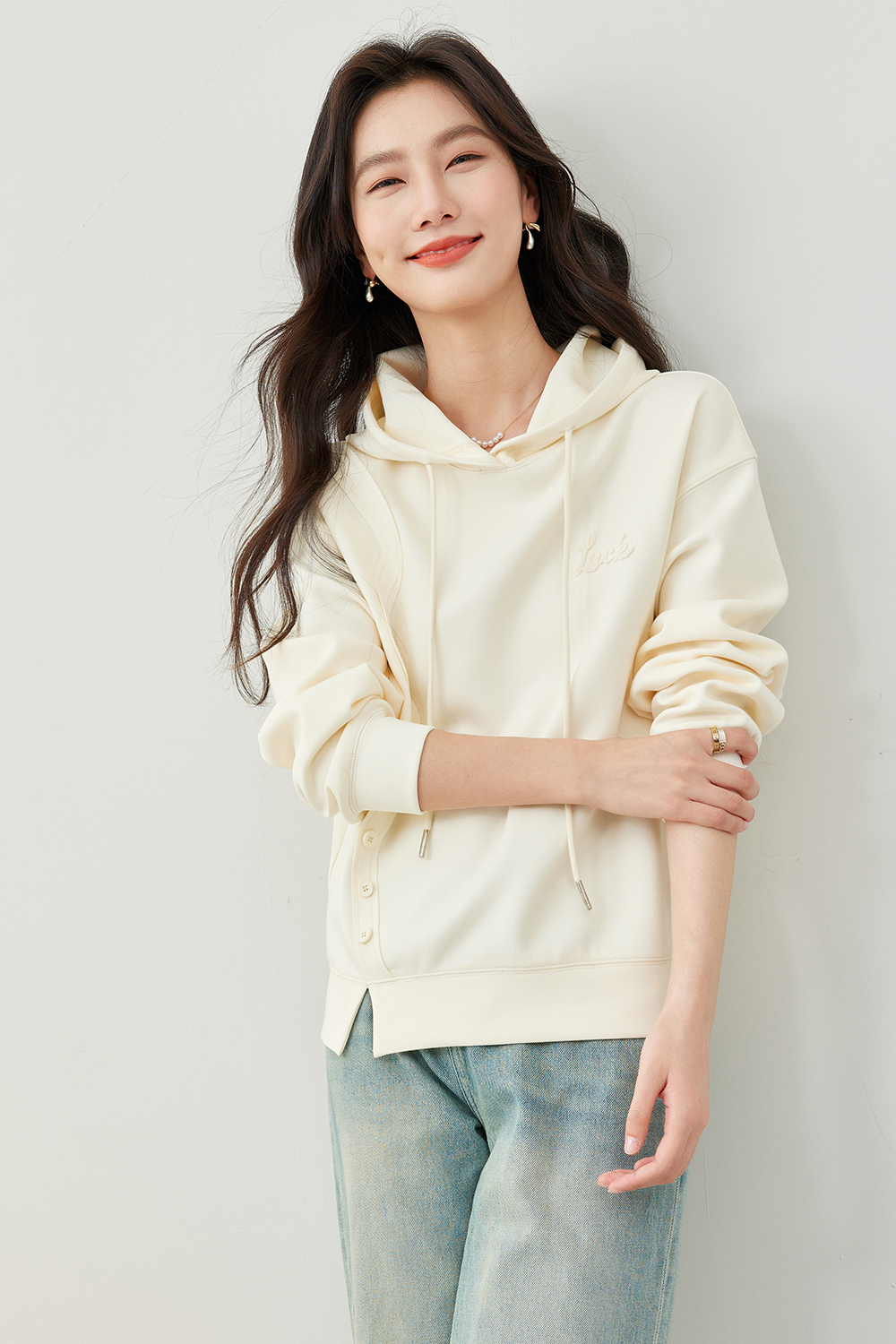 Hooded Versatile Hooded Sweatshirt-VIMLYSTORE