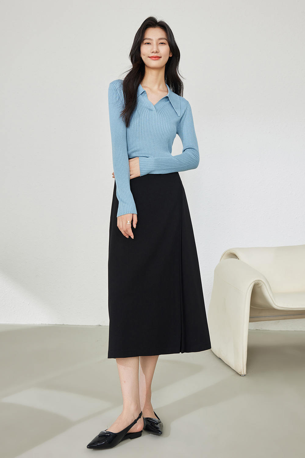 Slimming V-Neck Sweater