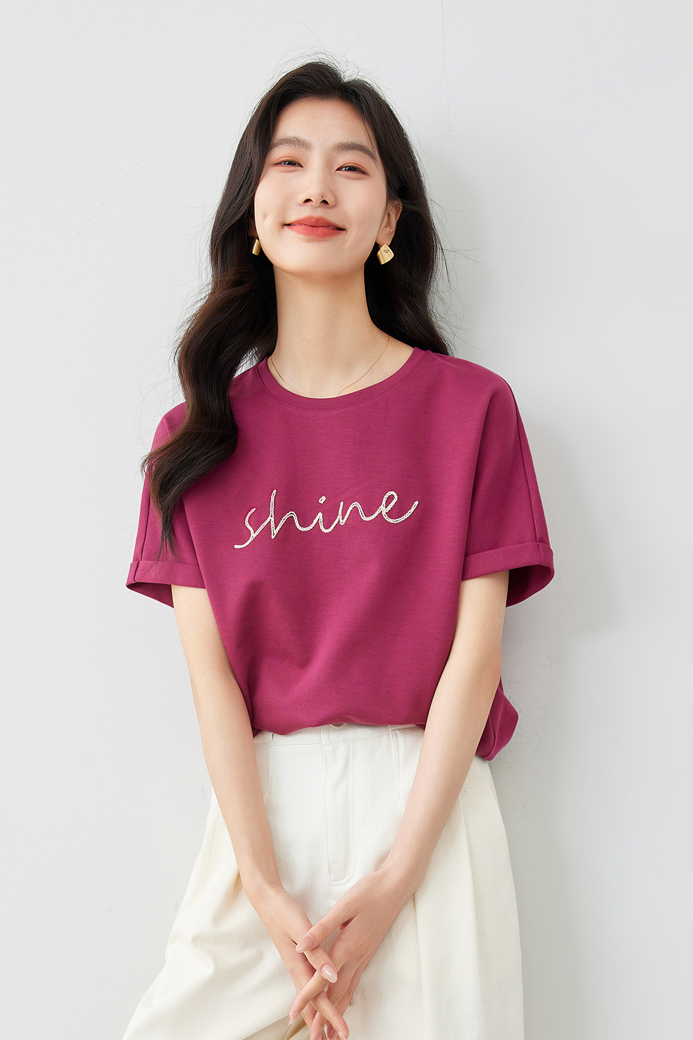 Simple Letter T-Shirt