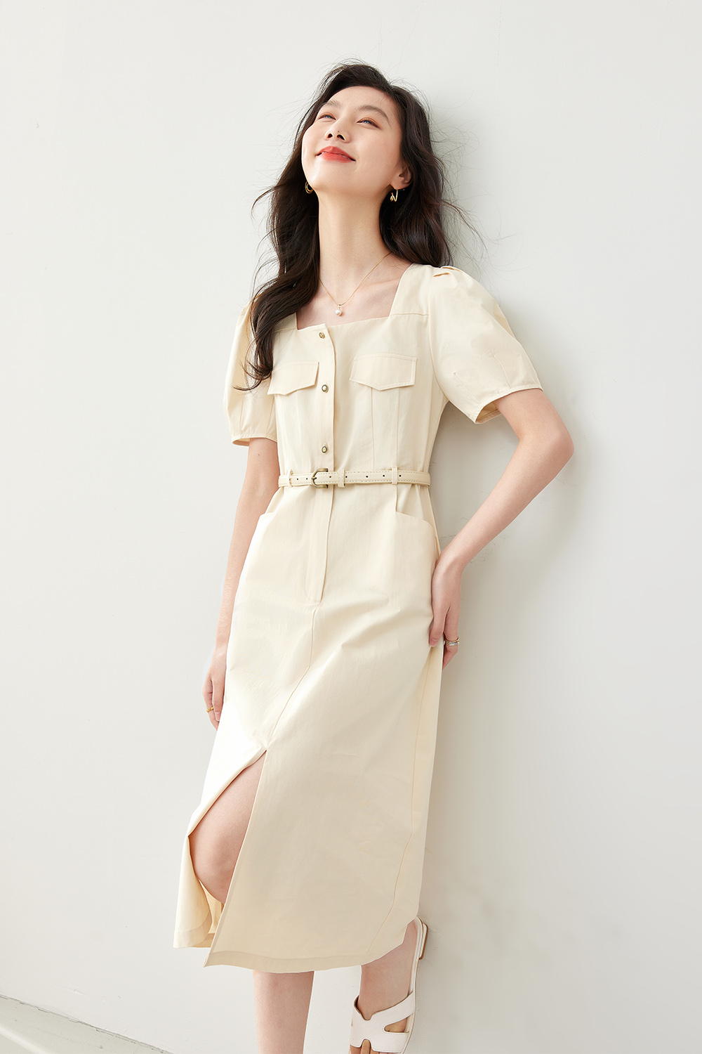 Small Fresh Waisted A-Line Skirt-VIMLYSTORE