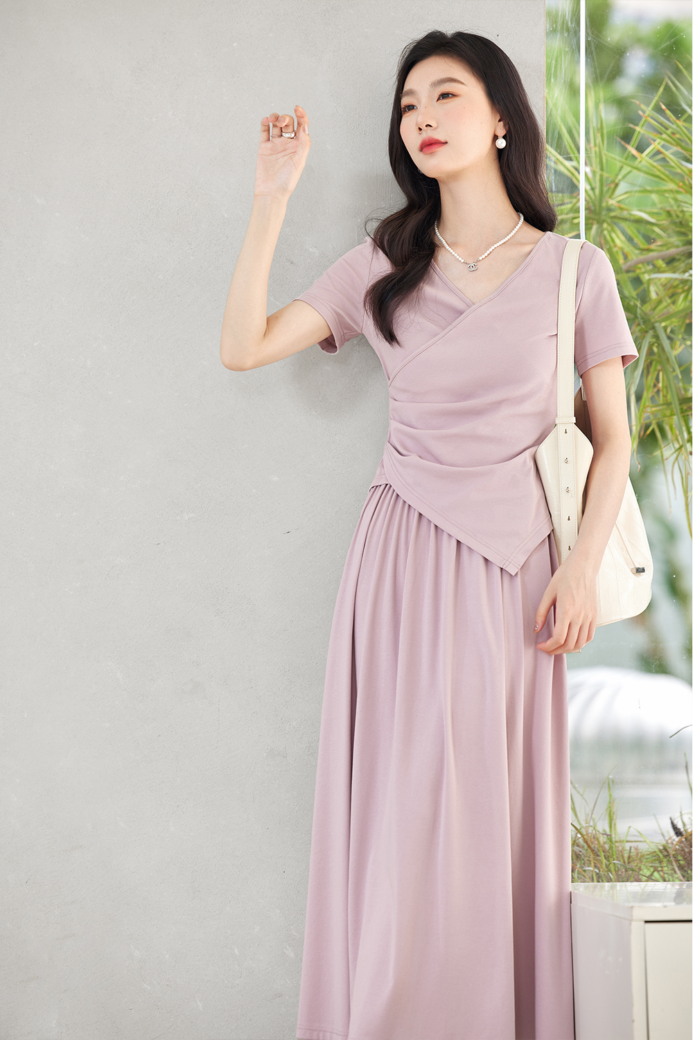 Simple And Elegant Knitted Suit