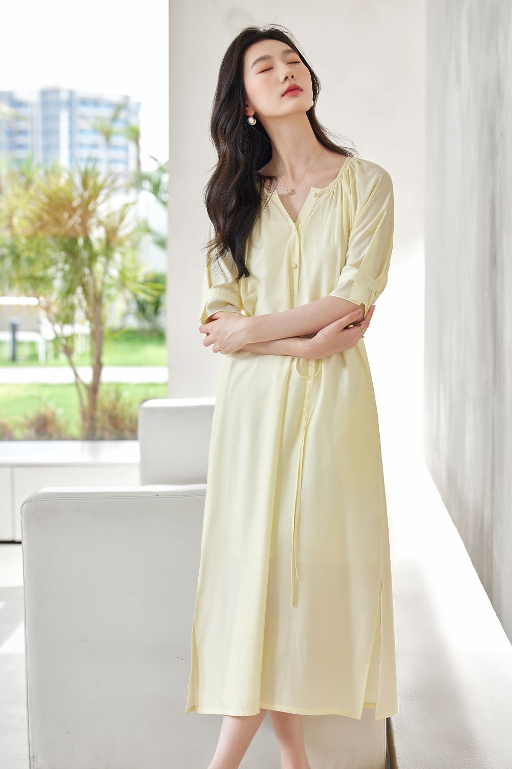 Casual Resort Lightweight Dress-VIMLYSTORE