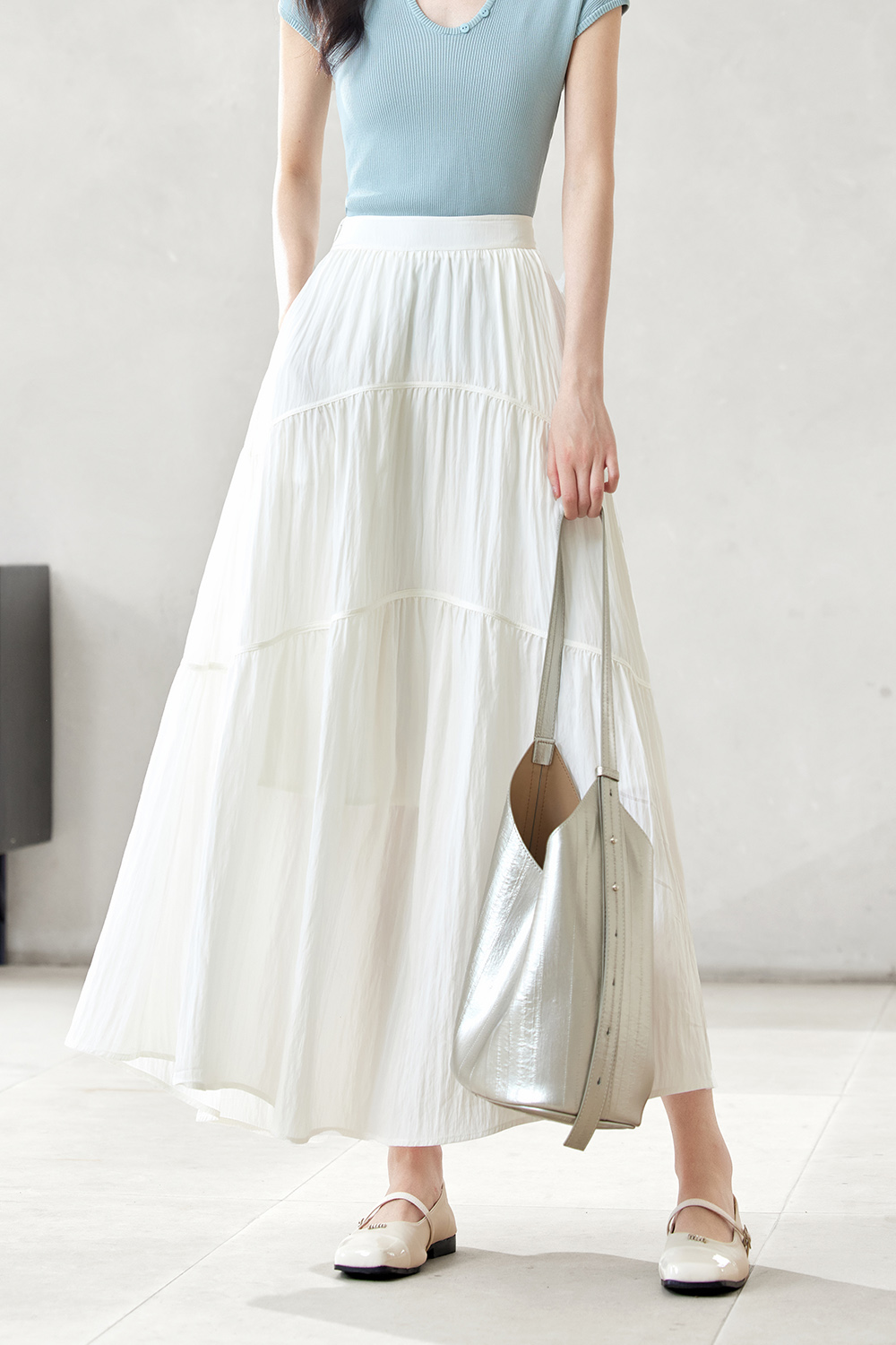 Sunscreen Patchwork Cake Dress