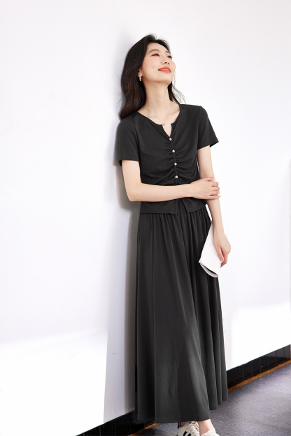 （暂无定价）Fashion Temperament Umbrella Skirt Suit