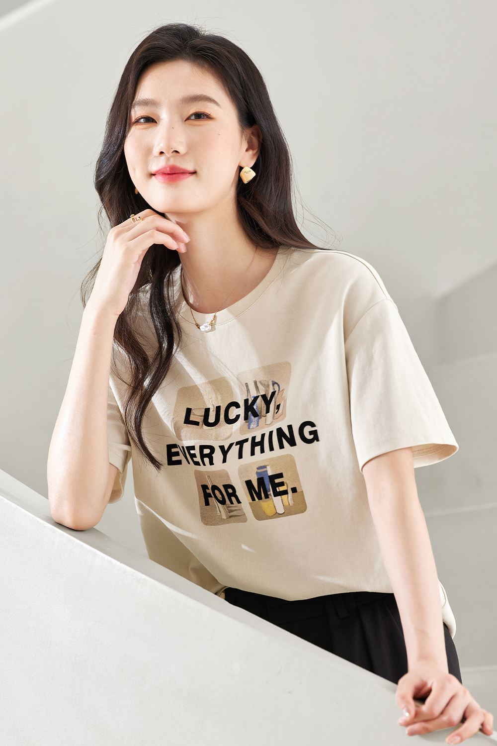 Khmer-Blend Printed T-Shirt