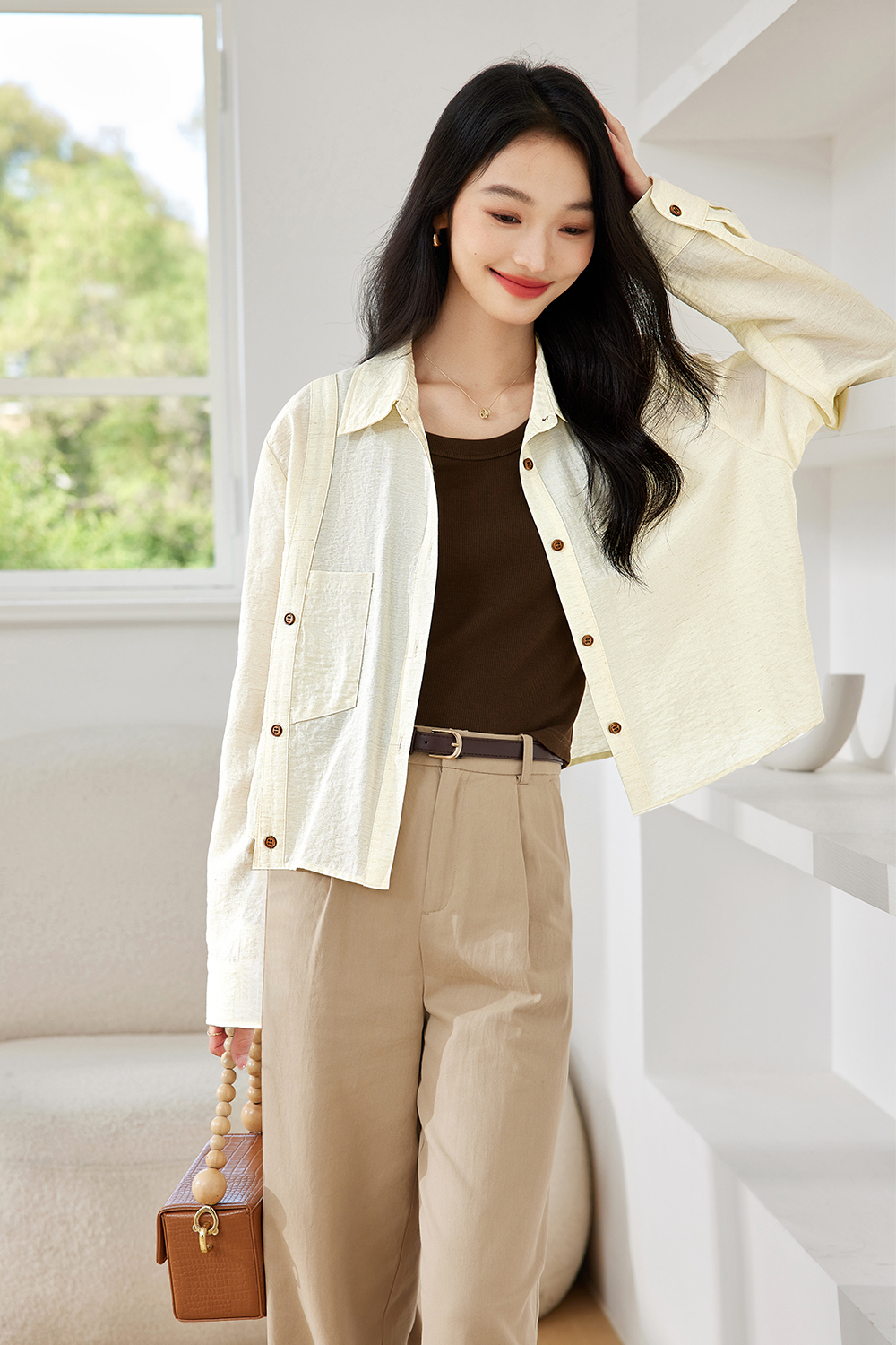 Split Casual Short Shirt