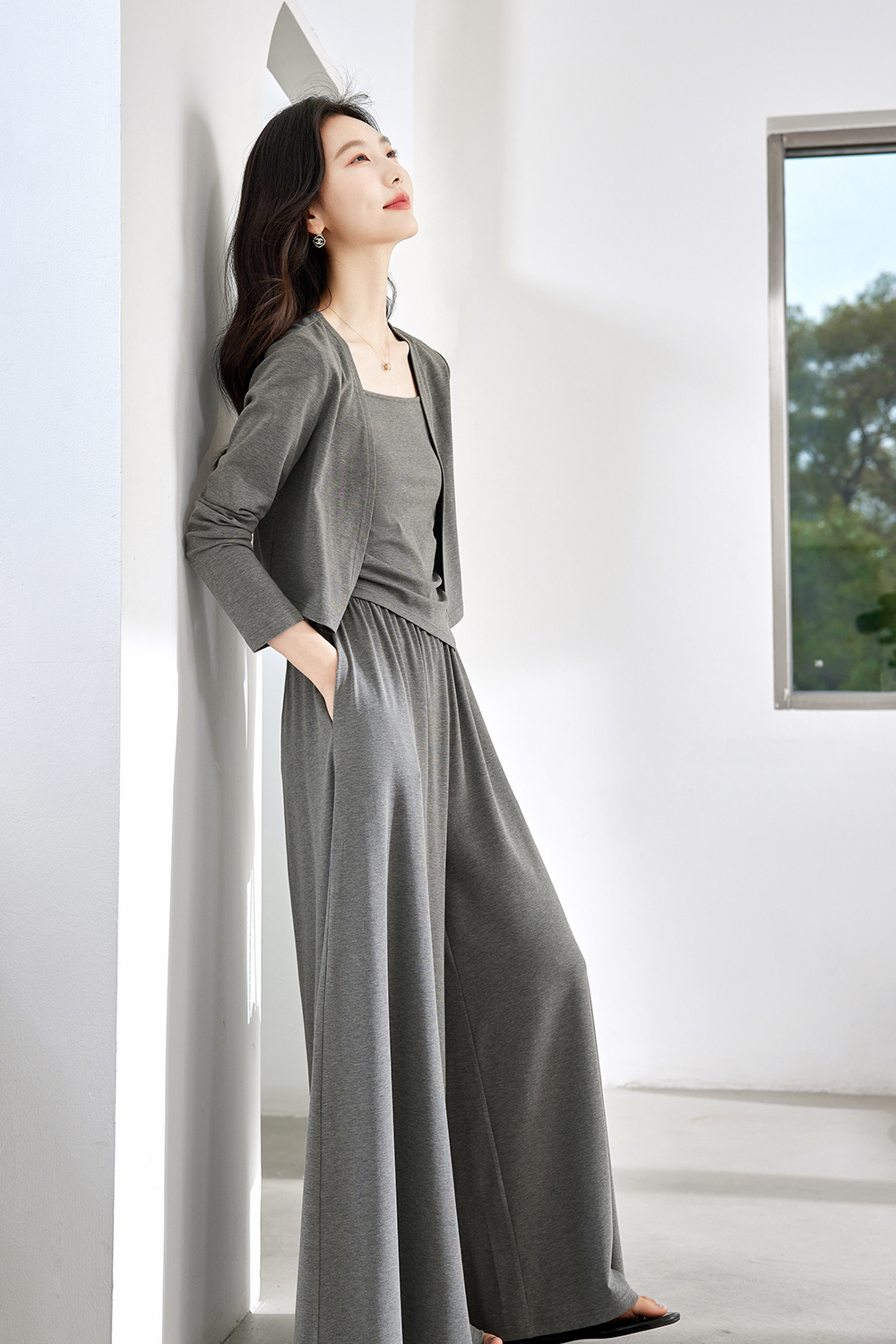 Fashionable Lazy Temperament Three-piece Set