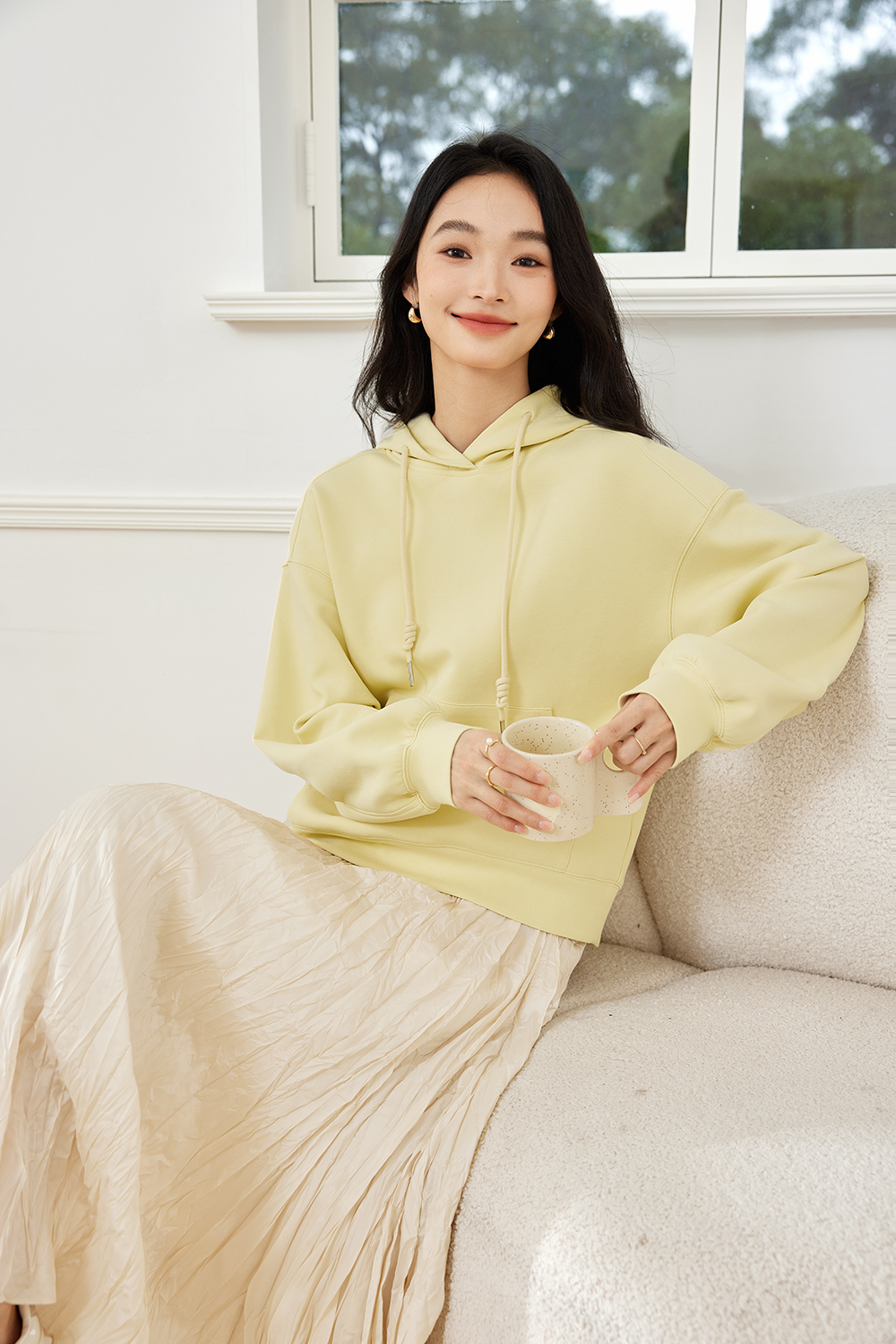 Lazy American Style Casual Hoodie Sweatshirt-VIMLYSTORE