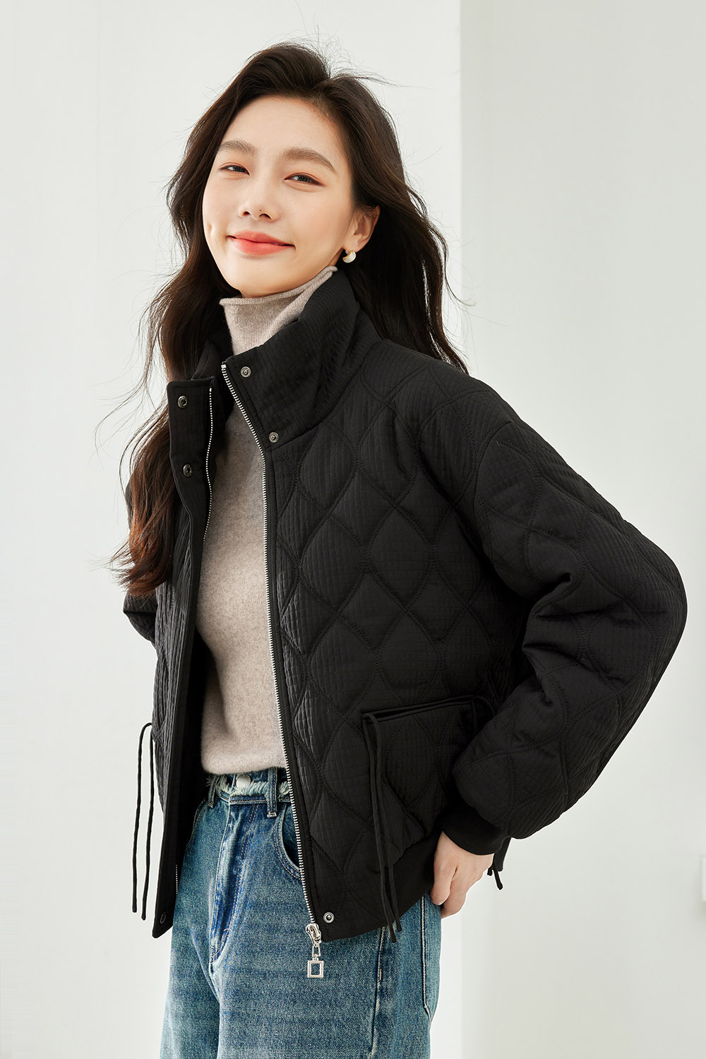 Solid Color Cotton Jacket