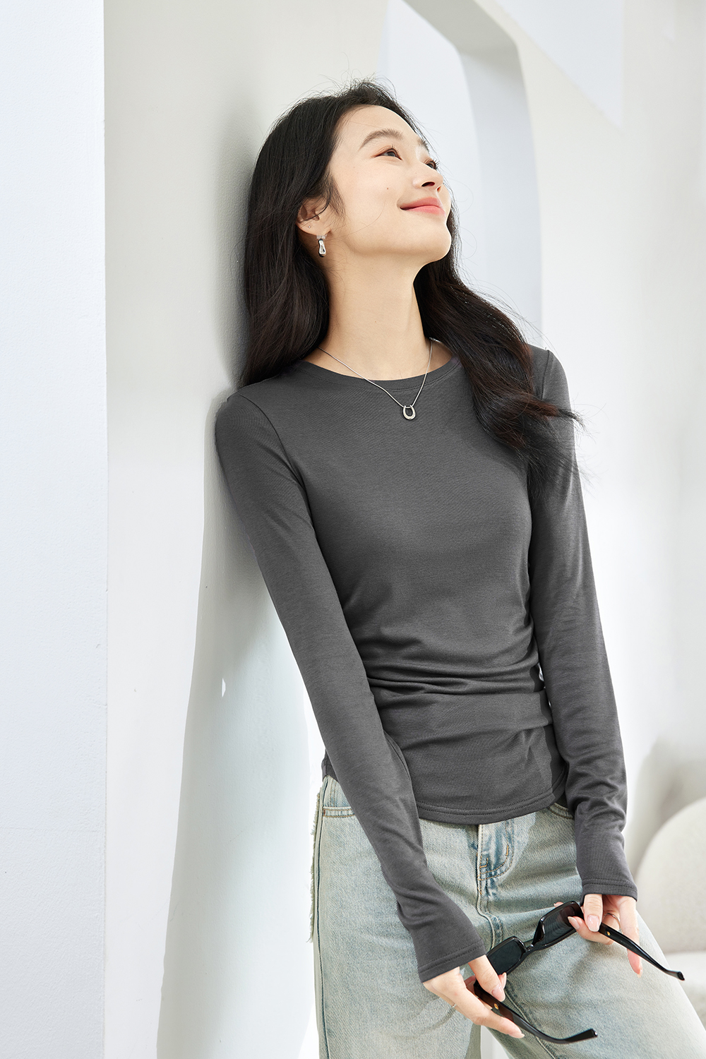 Wool blend knitted base layer-VIMLYSTORE