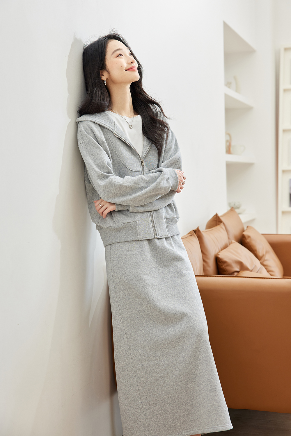 Pure cotton fashionable temperament suit