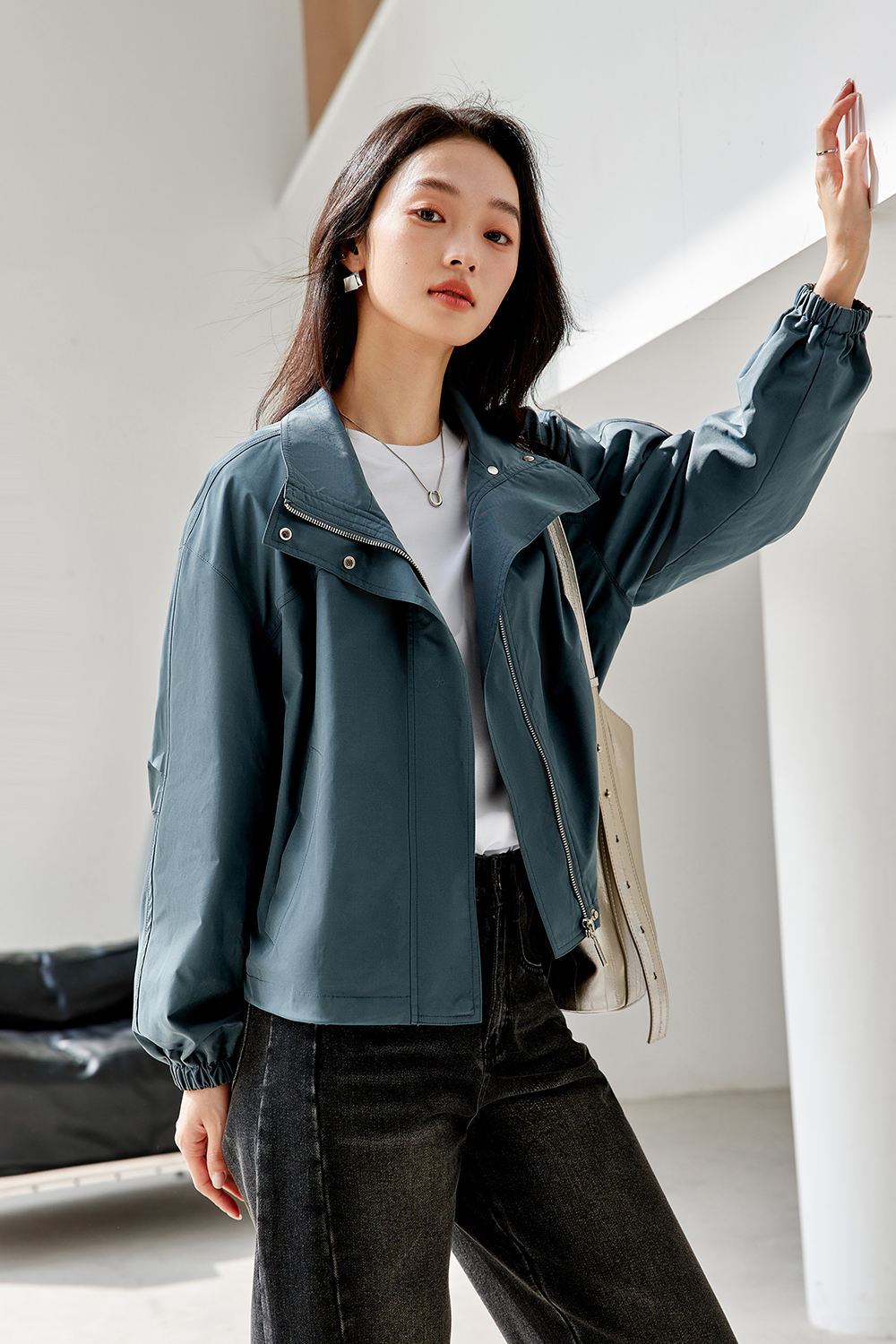 Stylish Workwear Loose Short Jacket