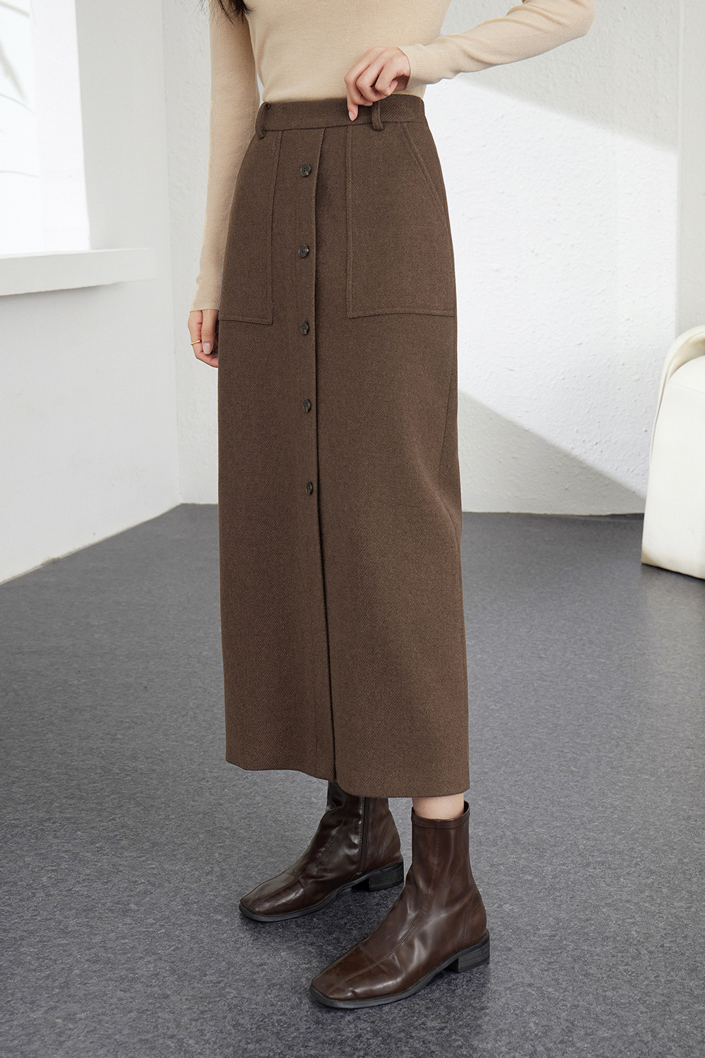 French Retro Versatile Skirt-VIMLYSTORE