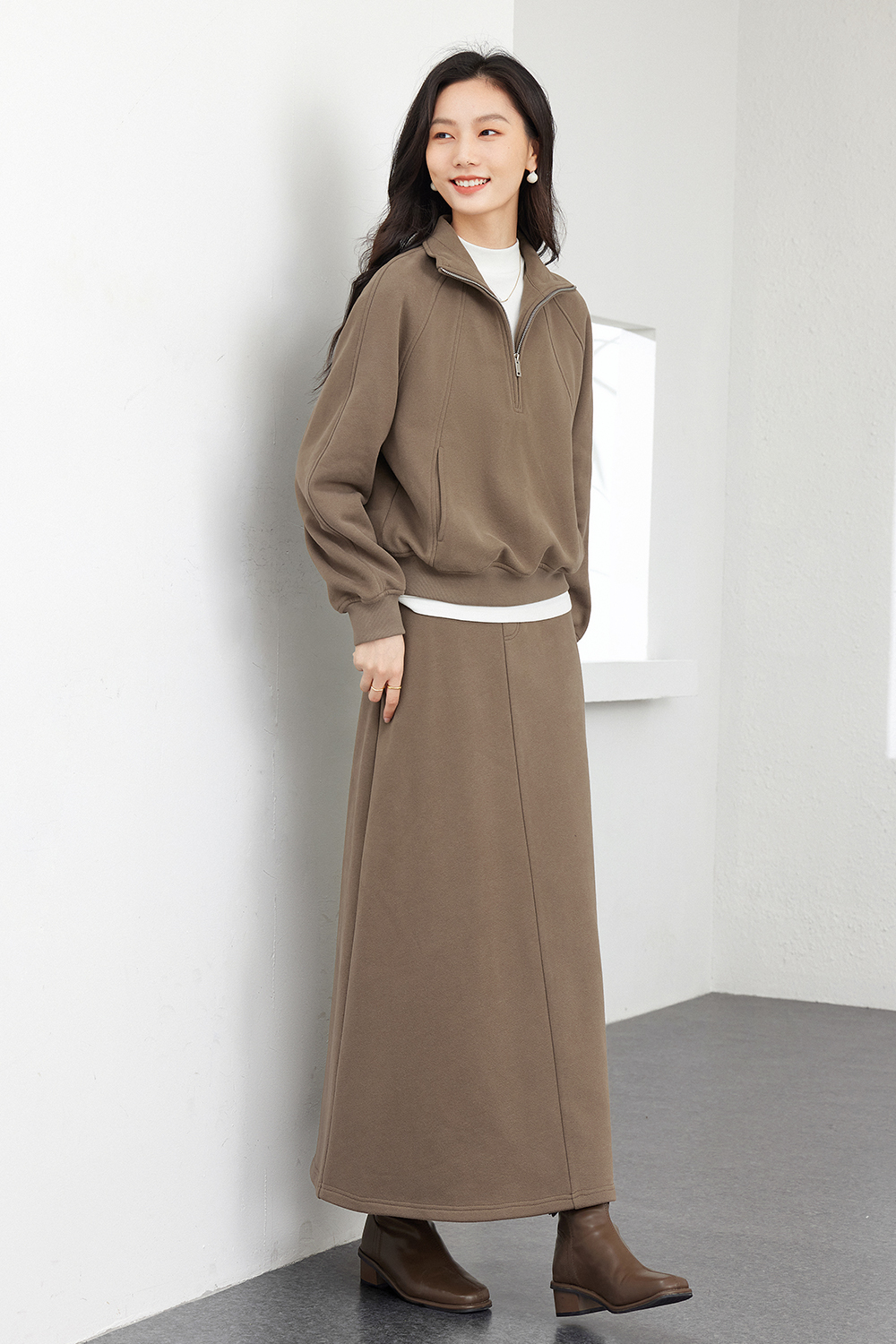 Fashionable Casual Thin Velvet Suit