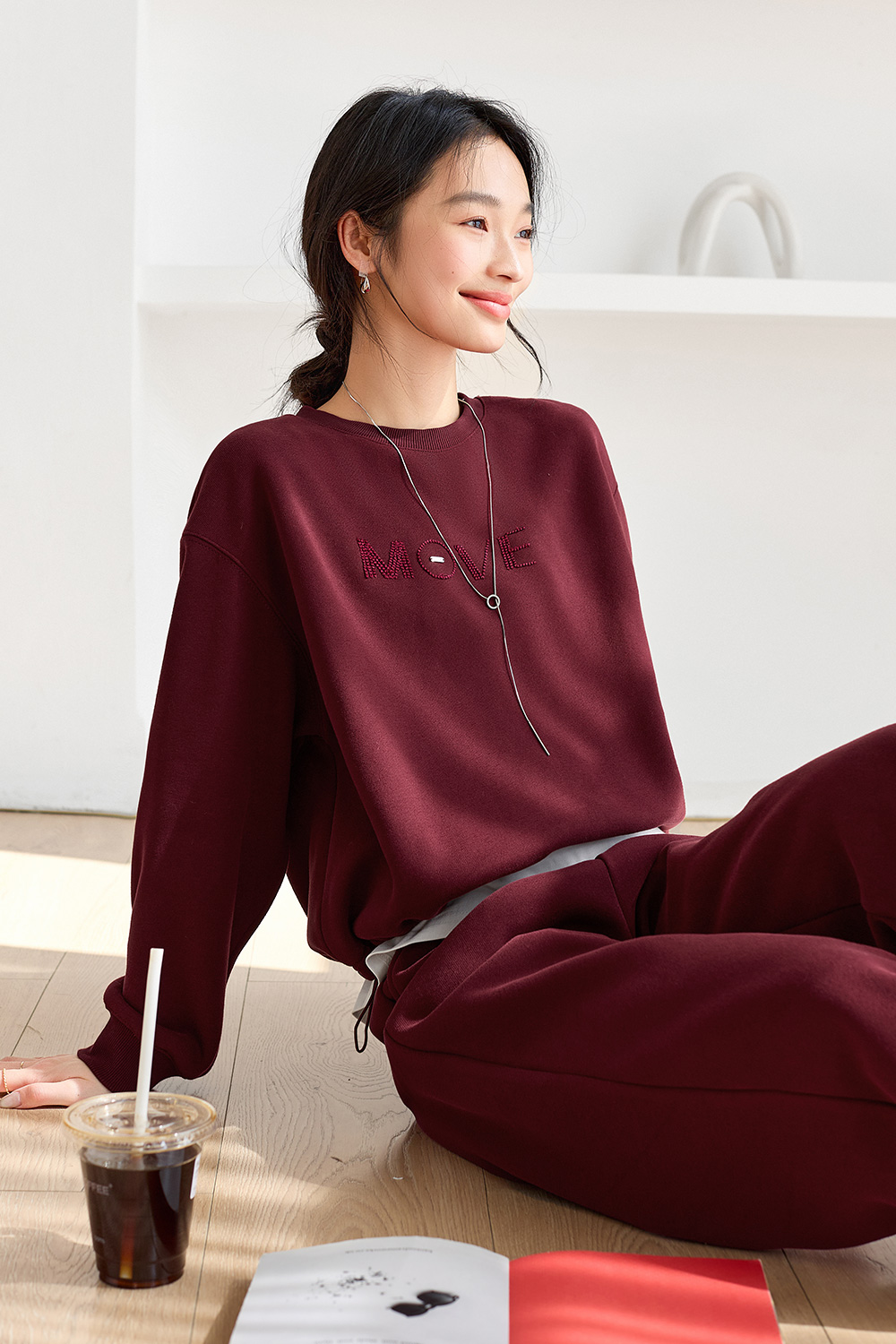 Fashionable Casual Warm Sweatshirt Suit-VIMLYSTORE