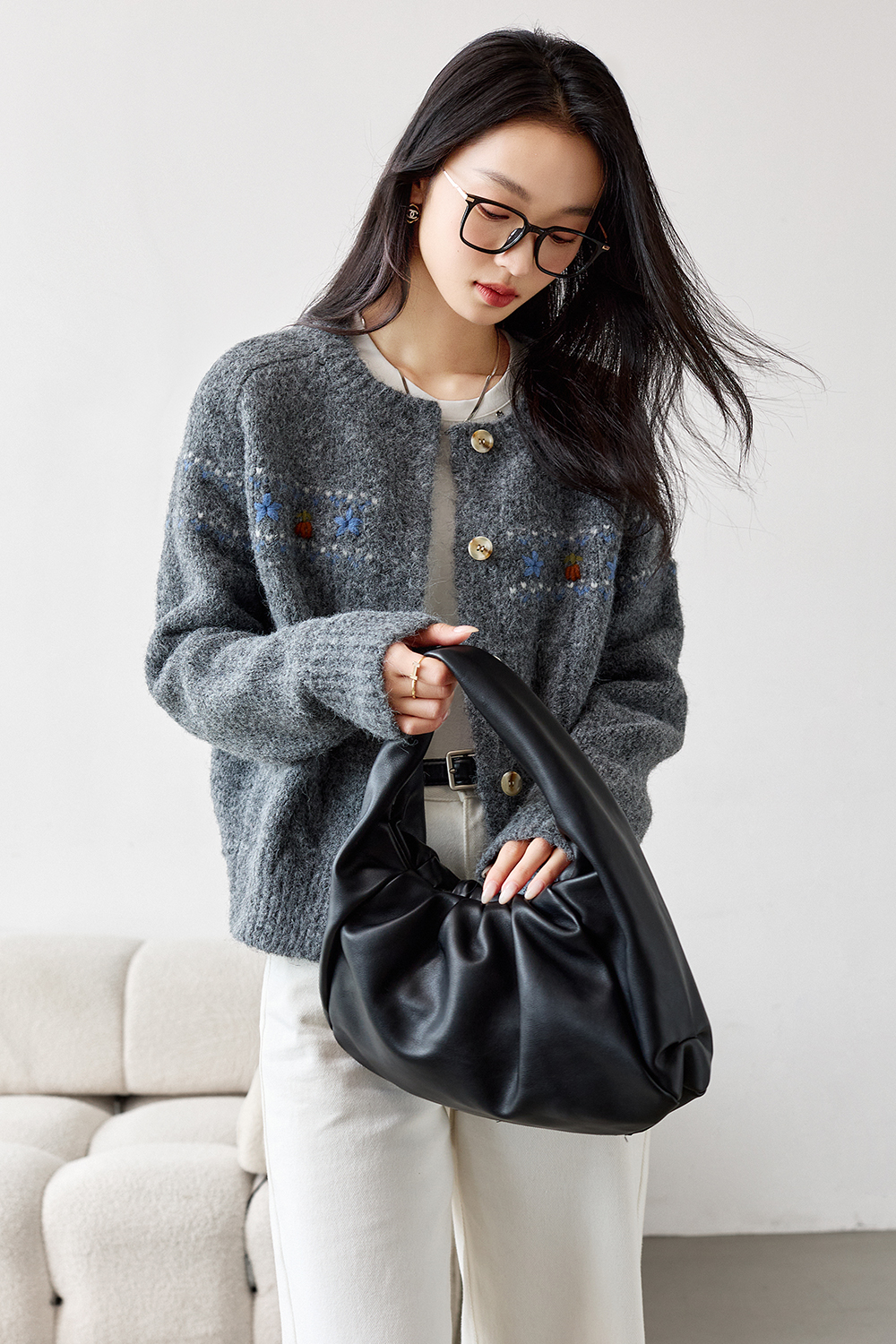 Soft And Loose Knitted Cardigan-VIMLYSTORE