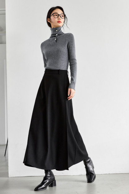 Irregular loose culottes