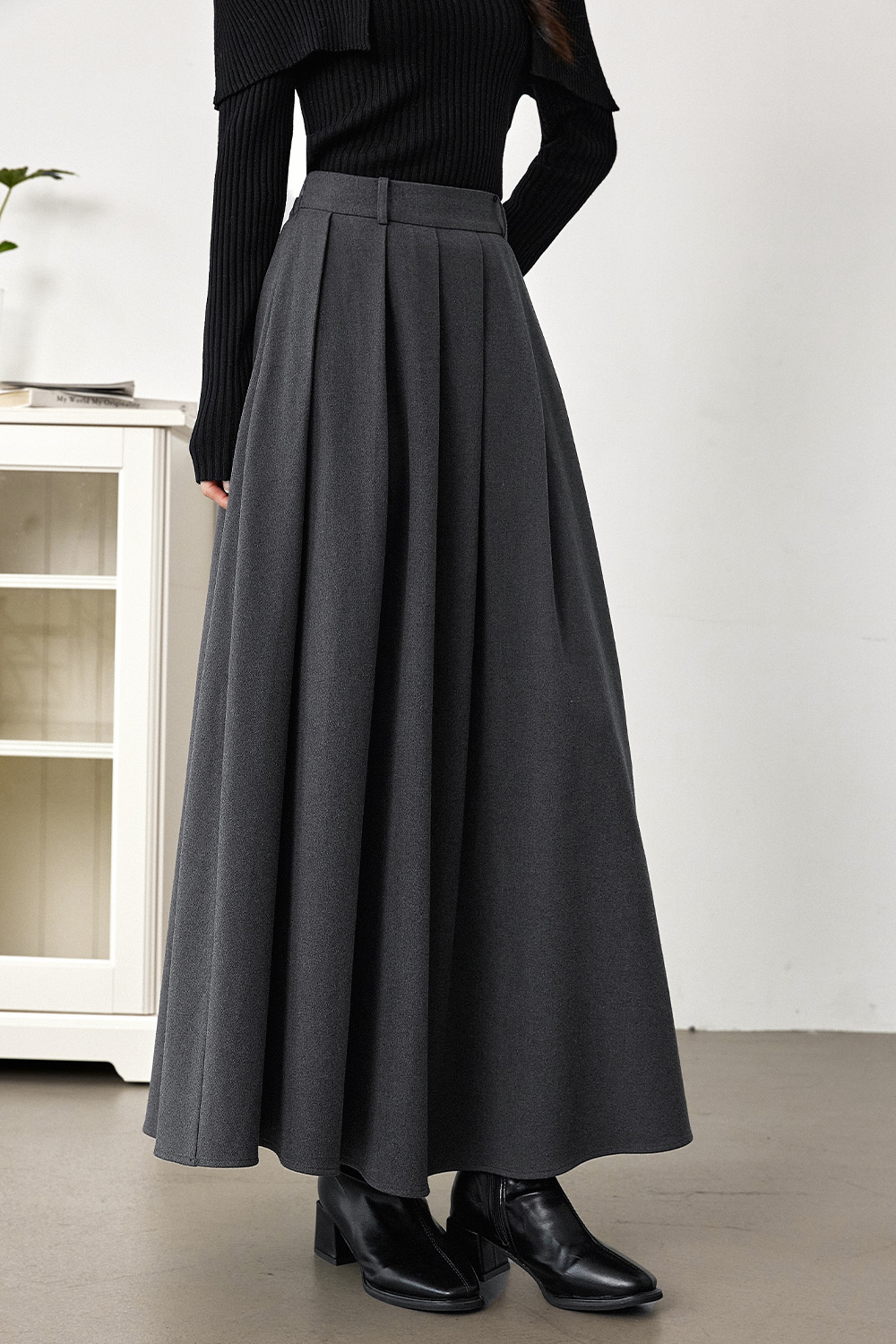 Elegant Pleated  Skirt-VIMLYSTORE