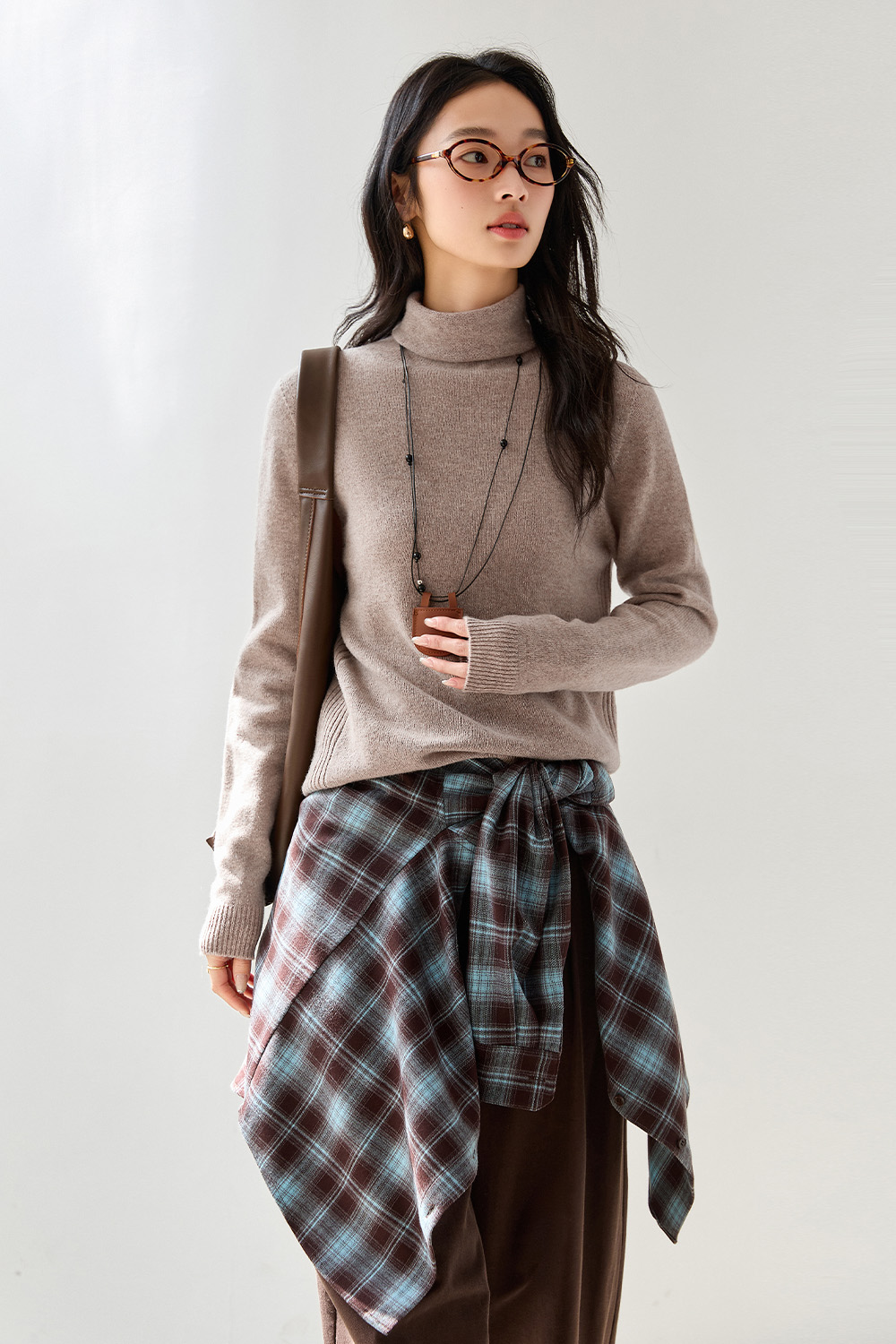 Purewool Simple Knitted Sweater-VIMLYSTORE