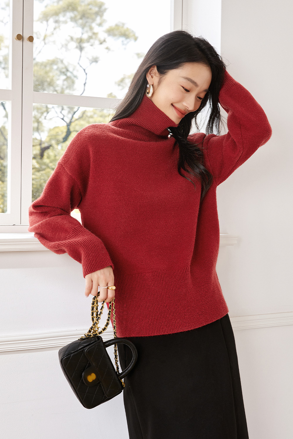 Lazystyle Warm Knitted Sweater-VIMLYSTORE